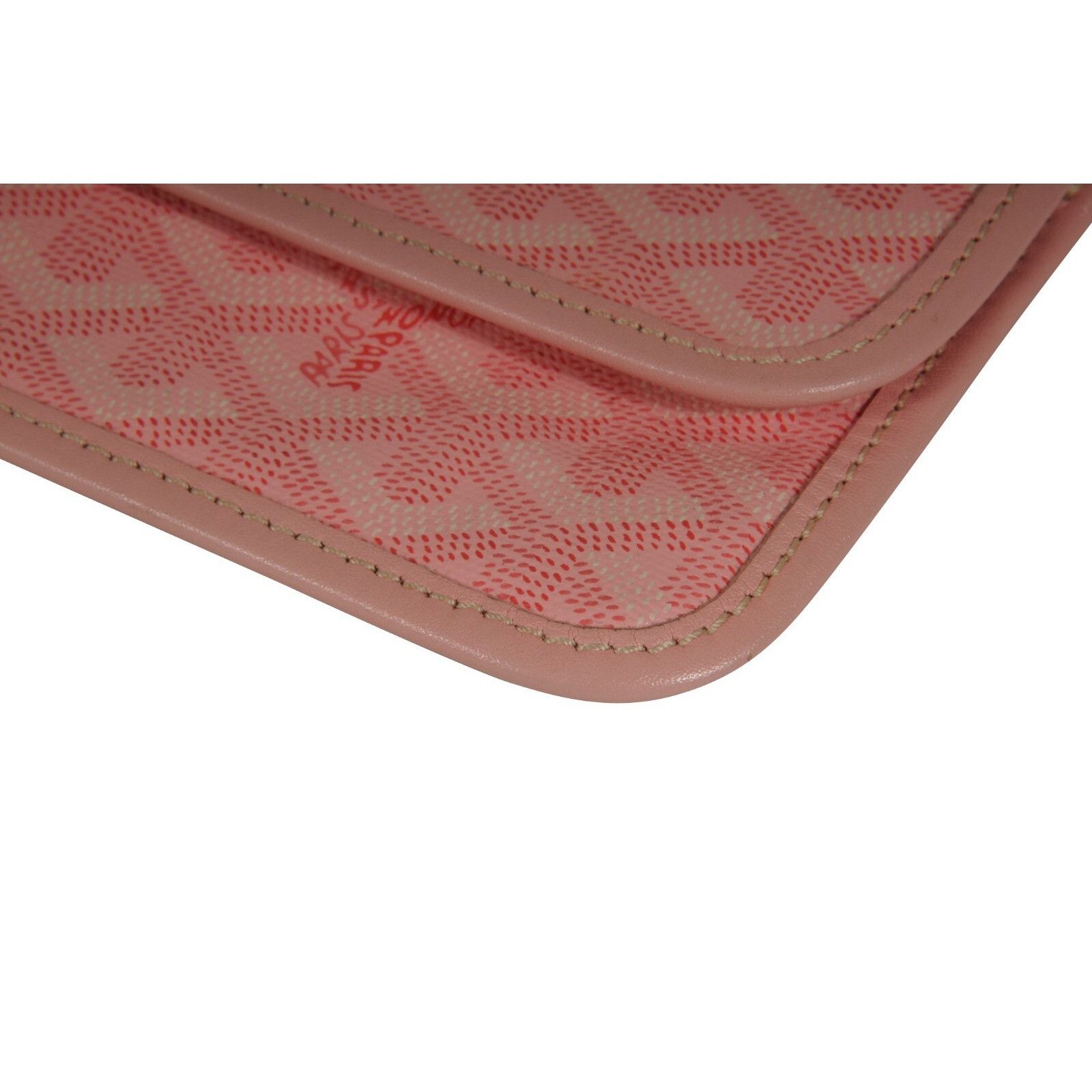 Goyard Pink Wallet Pouch Phone Case Travel Holder Sac File C Size ONE SIZE - 12 Thumbnail