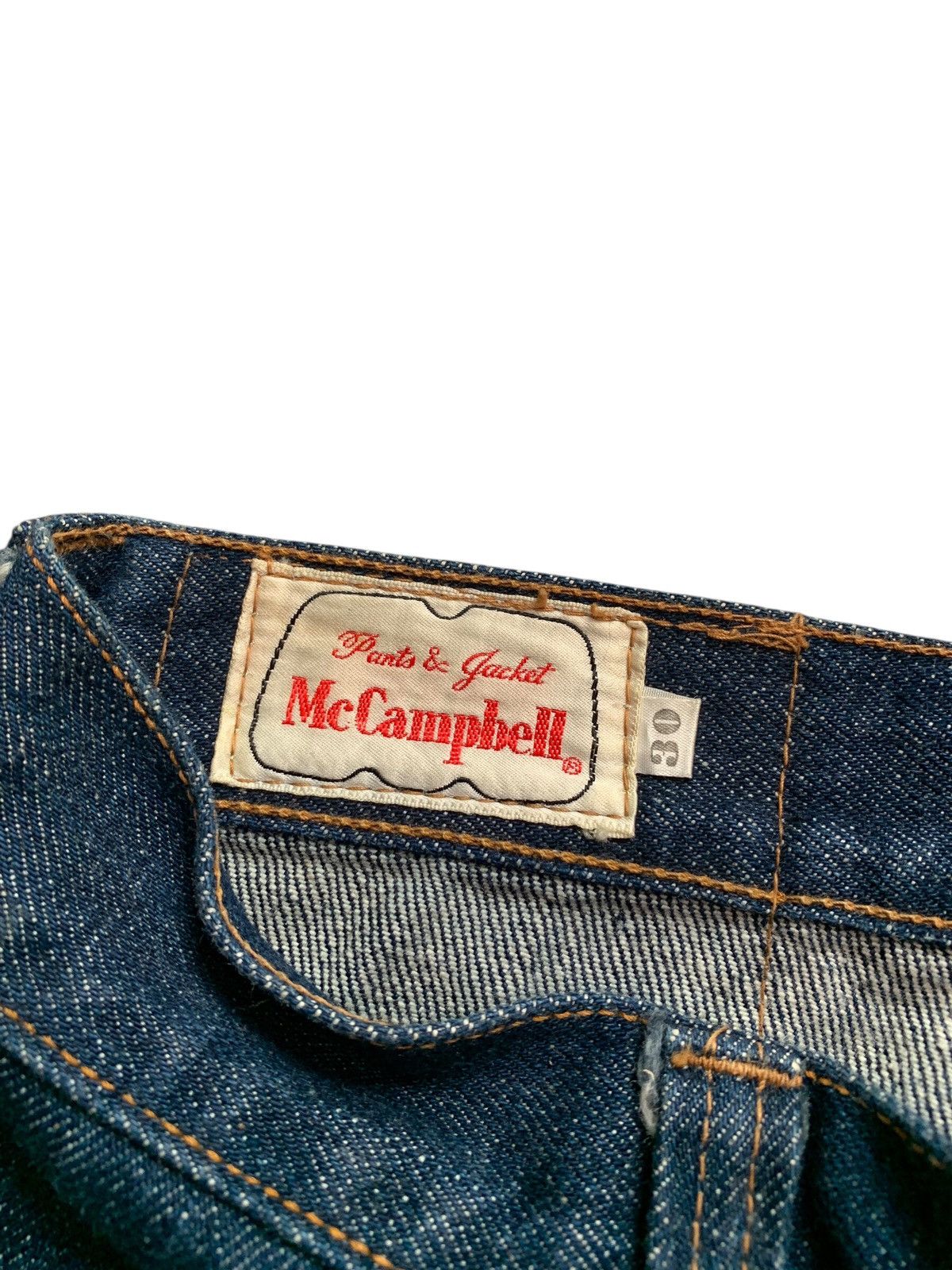 Vintage Vintage 70's Mr campbell Denim flared Pants Size 24" / US 00 / IT 34 - 3 Thumbnail