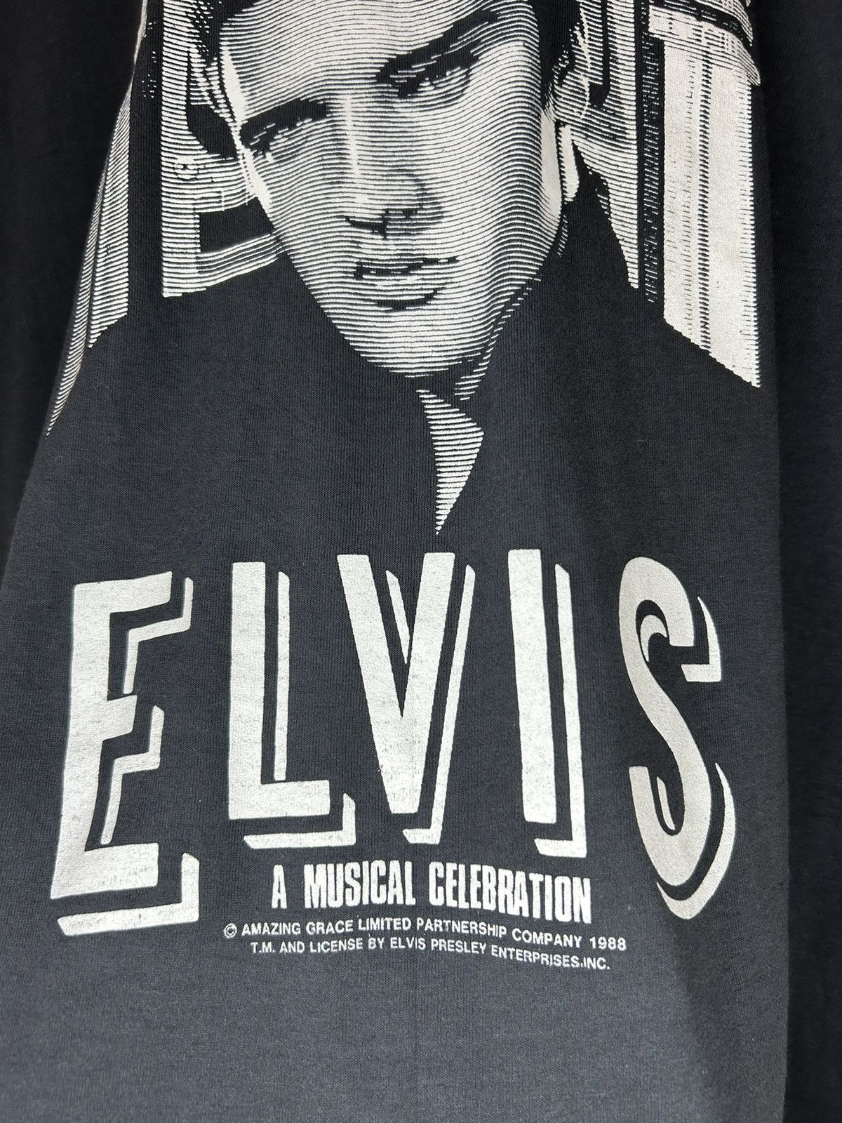 Band Tees × Vintage Vintage 80s Elvis A Musical Celebration T Shirt Size US L / EU 52-54 / 3 - 4 Thumbnail