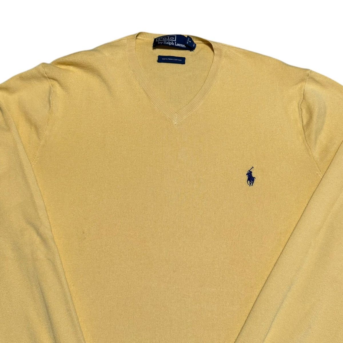 Polo Ralph Lauren Polo Ralph Lauren Cotton Yellow Stained Sweater Men’s Large Size US L / EU 52-54 / 3 - 2 Thumbnail