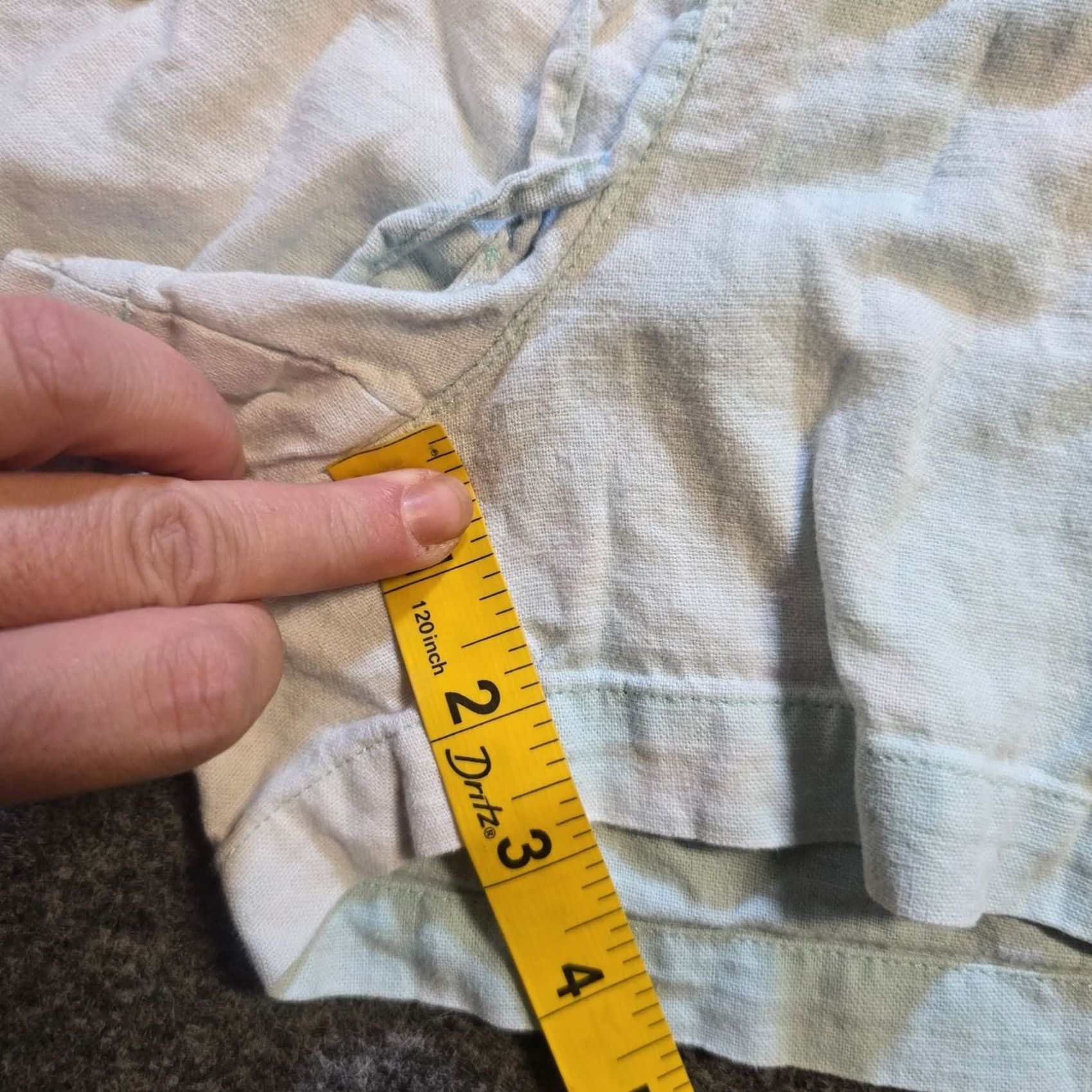 J.Crew J.CREW Shorts Womens XS Blue Pull On Linen Blend 3 Inch Casual Beach Size 26" / US 2 / IT 38 - 6 Thumbnail