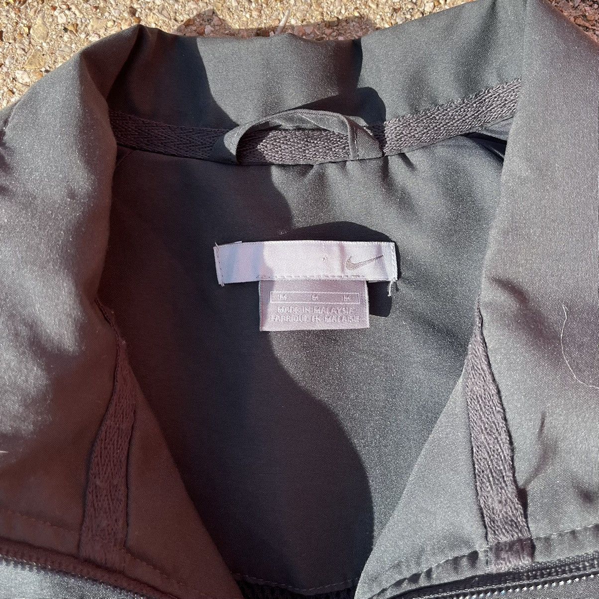 Nike × Vintage 2000s Nike Grey Track Jacket Windbreaker Size US M / EU 48-50 / 2 - 4 Thumbnail