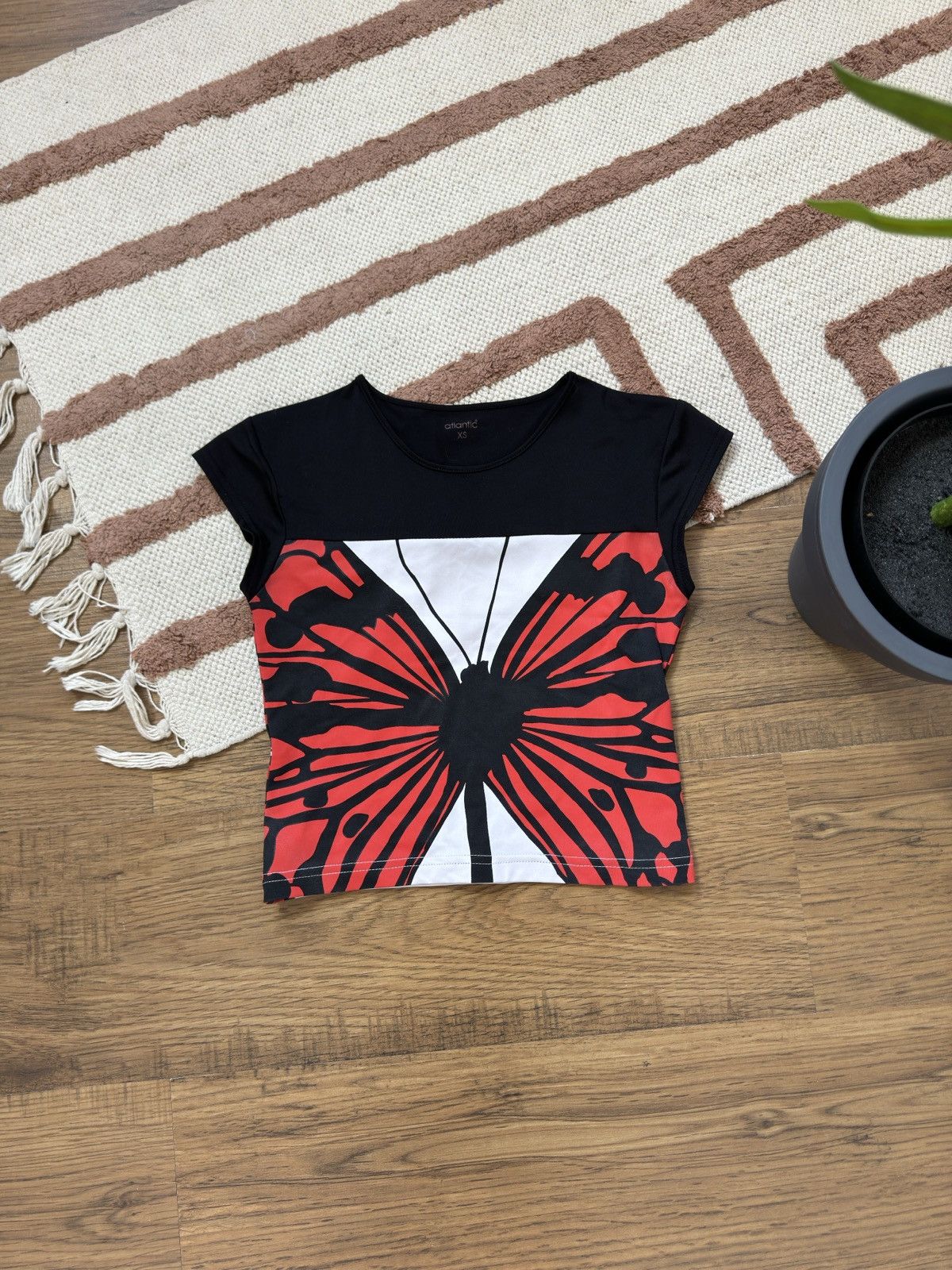 Vintage VINTAGE TERMO BUTTERFLY TANK TOP Size XS / US 0-2 / IT 36-38 - 1 Thumbnail