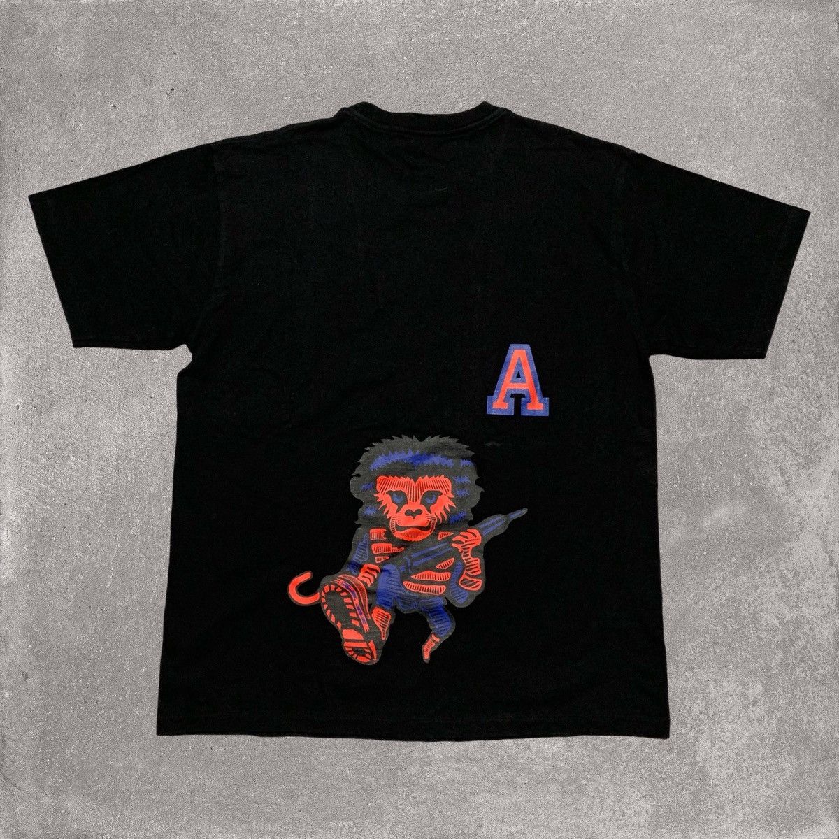 Bape Bape Large Walkers Graphic Black Tee A Bathing Ape Size US L / EU 52-54 / 3 - 2 Thumbnail