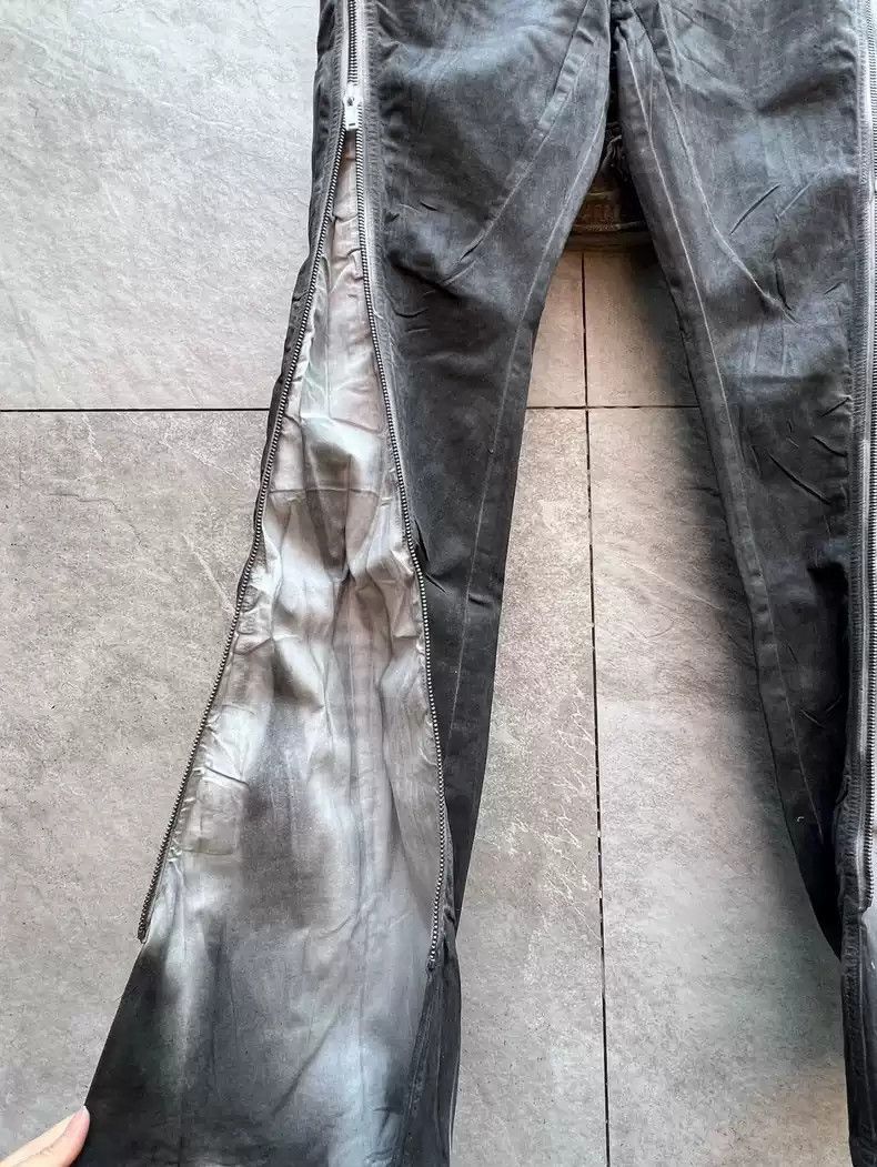 Rick Owens Rick Owens Zipper micro-pull high waist pants banana pants- Size US 31 - 4 Thumbnail