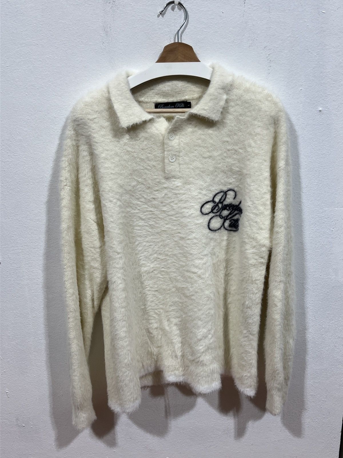 Other Boredom Kills Signature Mohair Polo Tee Size US L / EU 52-54 / 3 - 1 Thumbnail