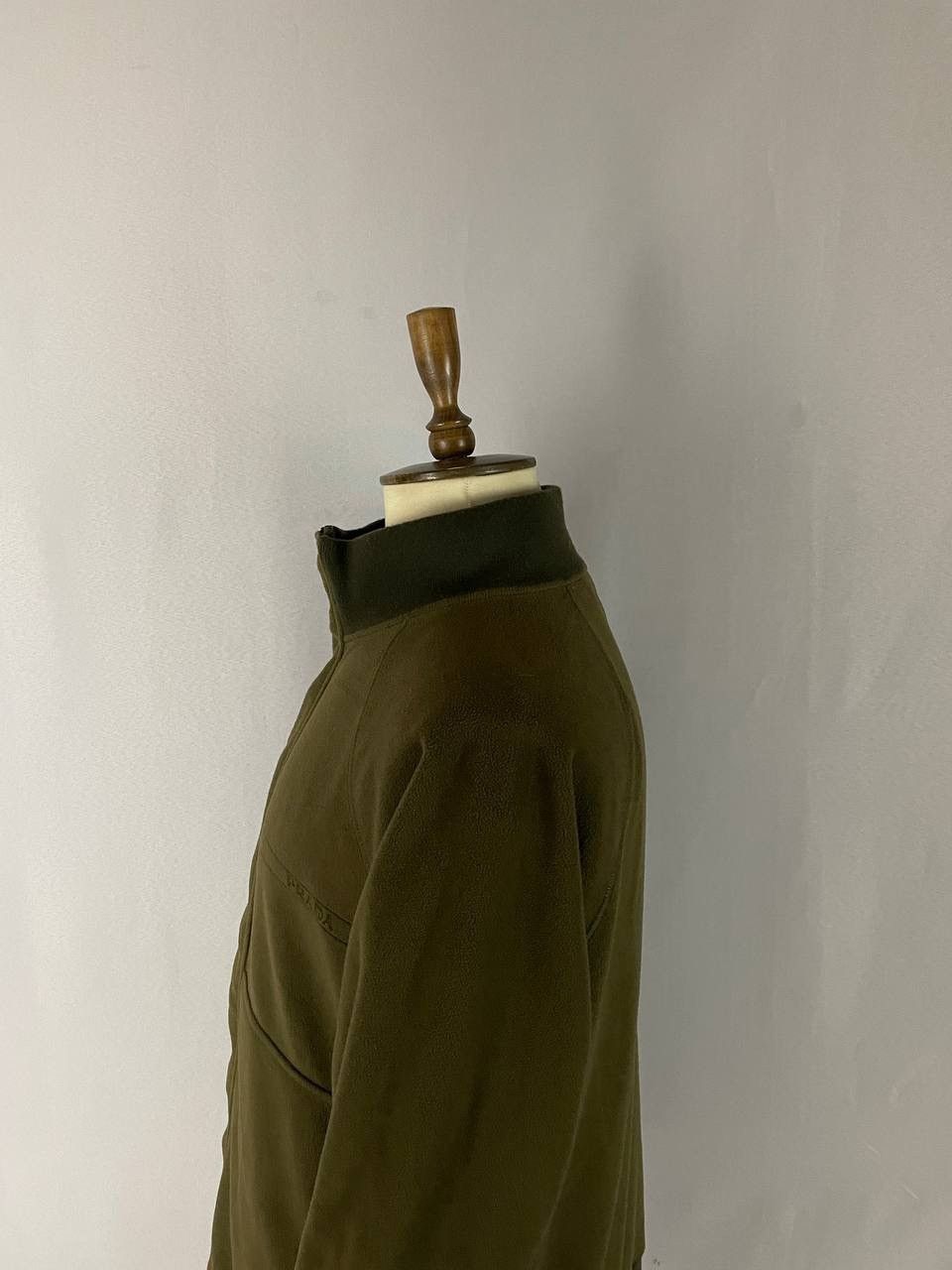 Prada Prada Fleece Sweater Khaki Zip Size US XXL / EU 58 / 5 - 6 Thumbnail