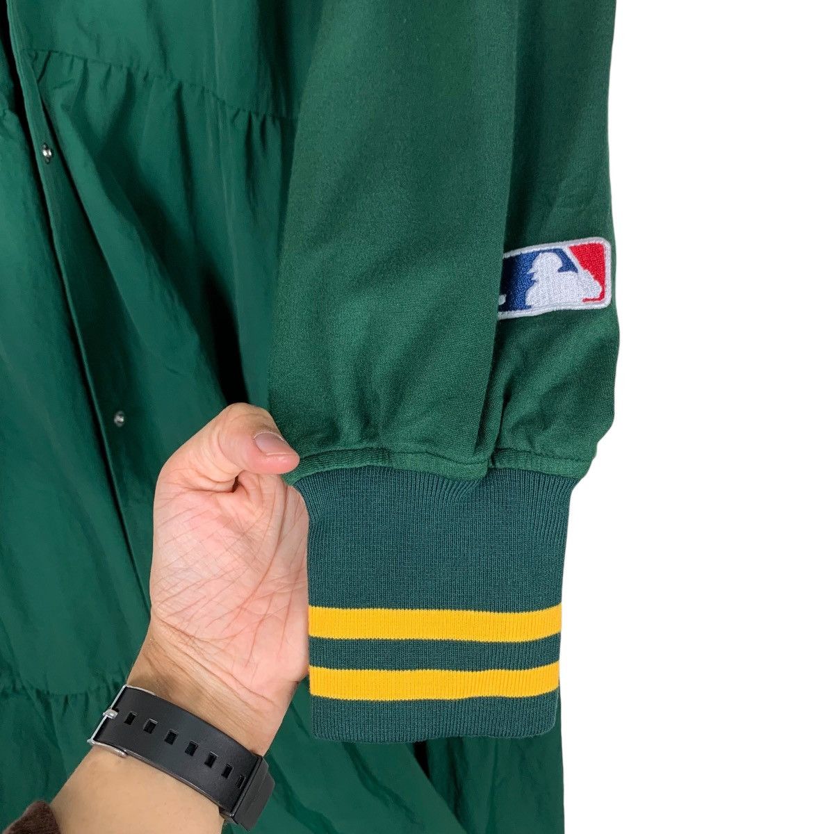 Japanese Brand OAKLAND ATHLETICS BIG LOGO DRESS #0646-C30 Size M / US 6-8 / IT 42-44 - 16 Thumbnail