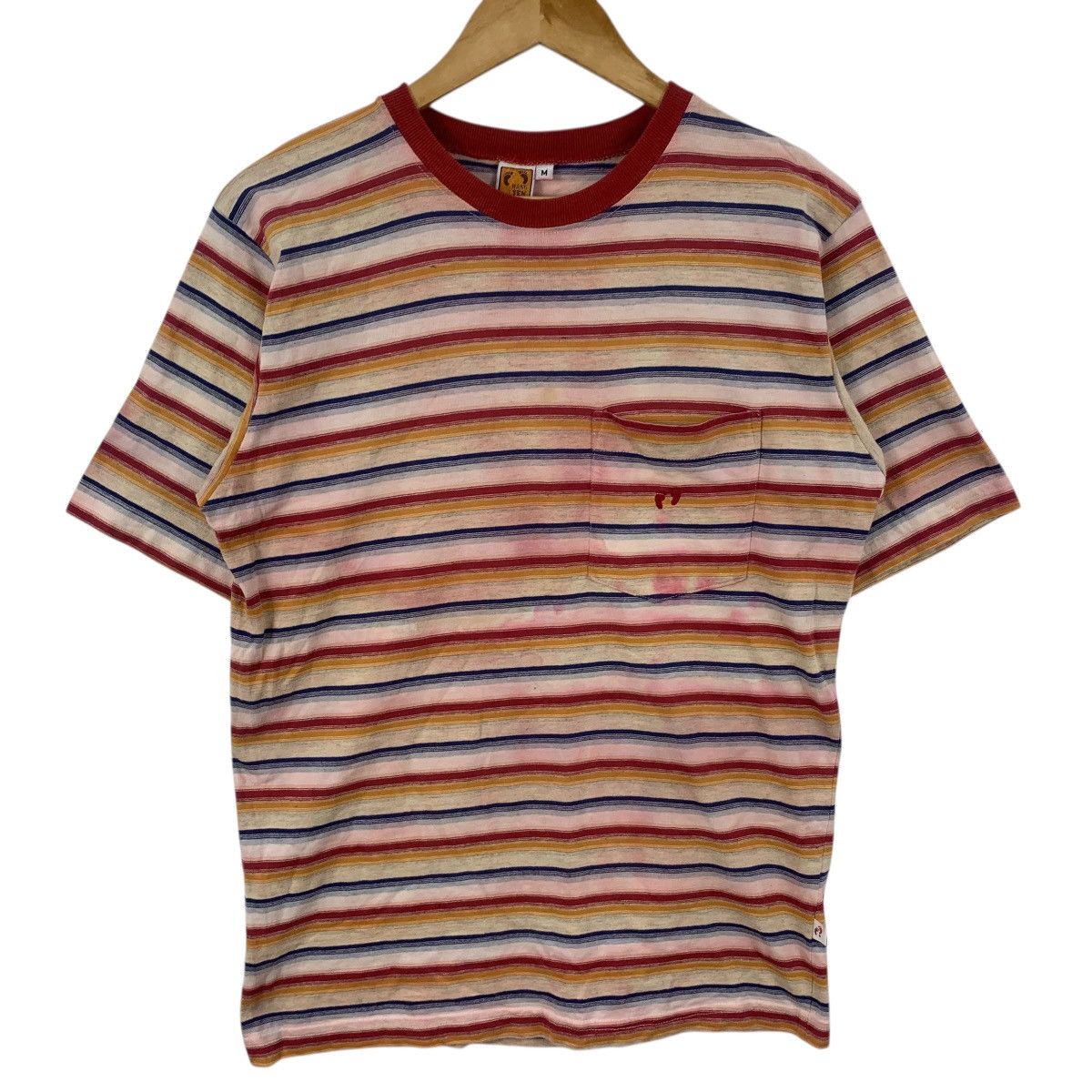 Hang Ten Vintage 90s HANG TEN SURF Made In USA Distress Tee Shirt Size US M / EU 48-50 / 2 - 5 Thumbnail