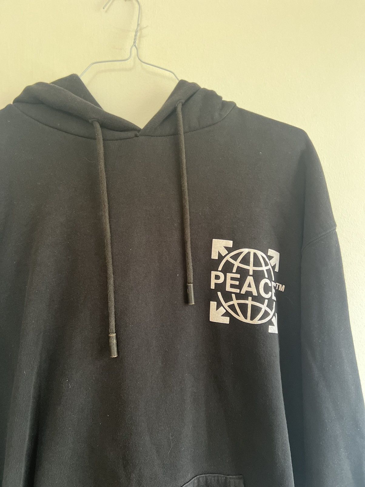 Off-White Off white seeing things Peace Hoodie Size US XL / EU 56 / 4 - 4 Thumbnail