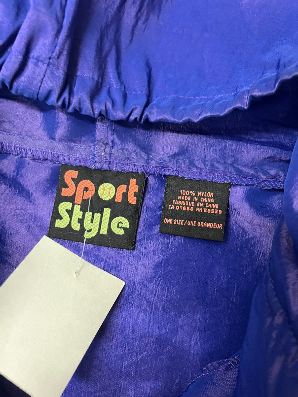 Vintage Vintage purple sport style windbreaker Size US XL / EU 56 / 4 - 3 Thumbnail