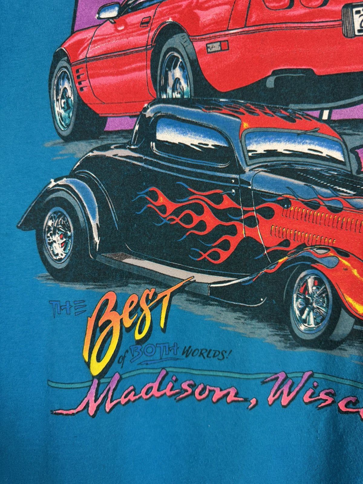 Hanes Vintage Capitol Corvette & Street Rods Single Stitch T-shirt Size US XL / EU 56 / 4 - 8 Thumbnail