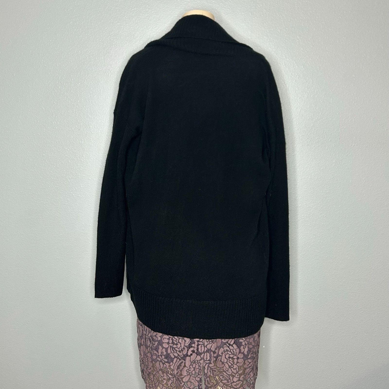 Other Classic Ralph Lauren Black Cashmere Cardigan Large Size L / US 10 / IT 46 - 3 Thumbnail