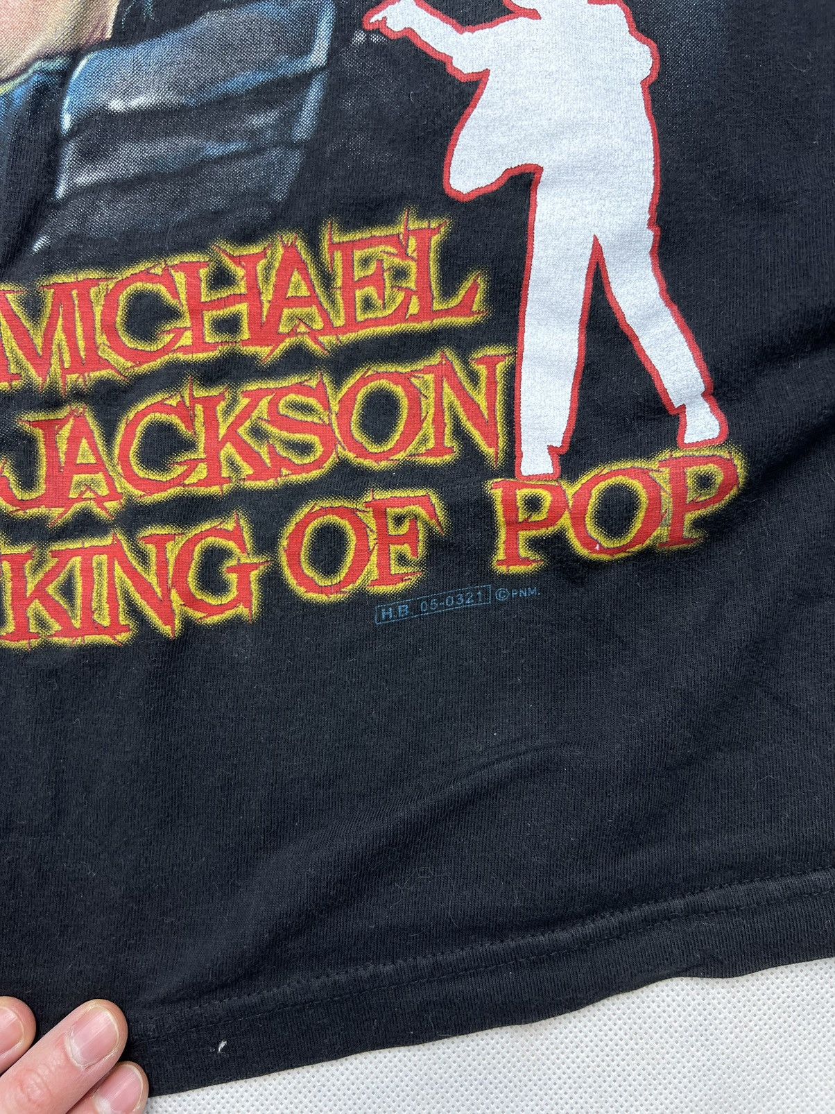 Band Tees × Vintage Tshirt Michael Jackson King Of Pop Vintafe Size US L / EU 52-54 / 3 - 2 Thumbnail