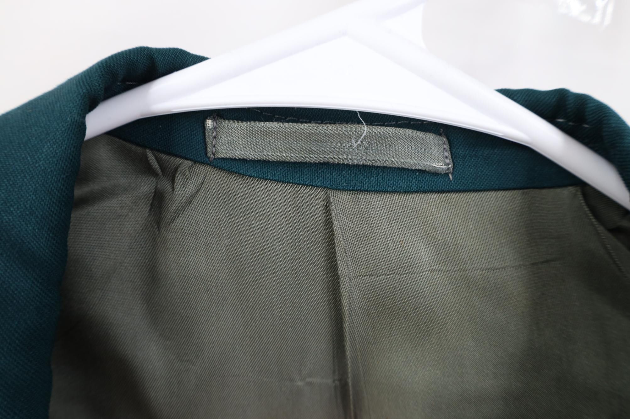 Vintage Vintage 70s Wool Suit Coat Blazer Jacket The Masters Green Size US XXL / EU 58 / 5 - 5 Thumbnail
