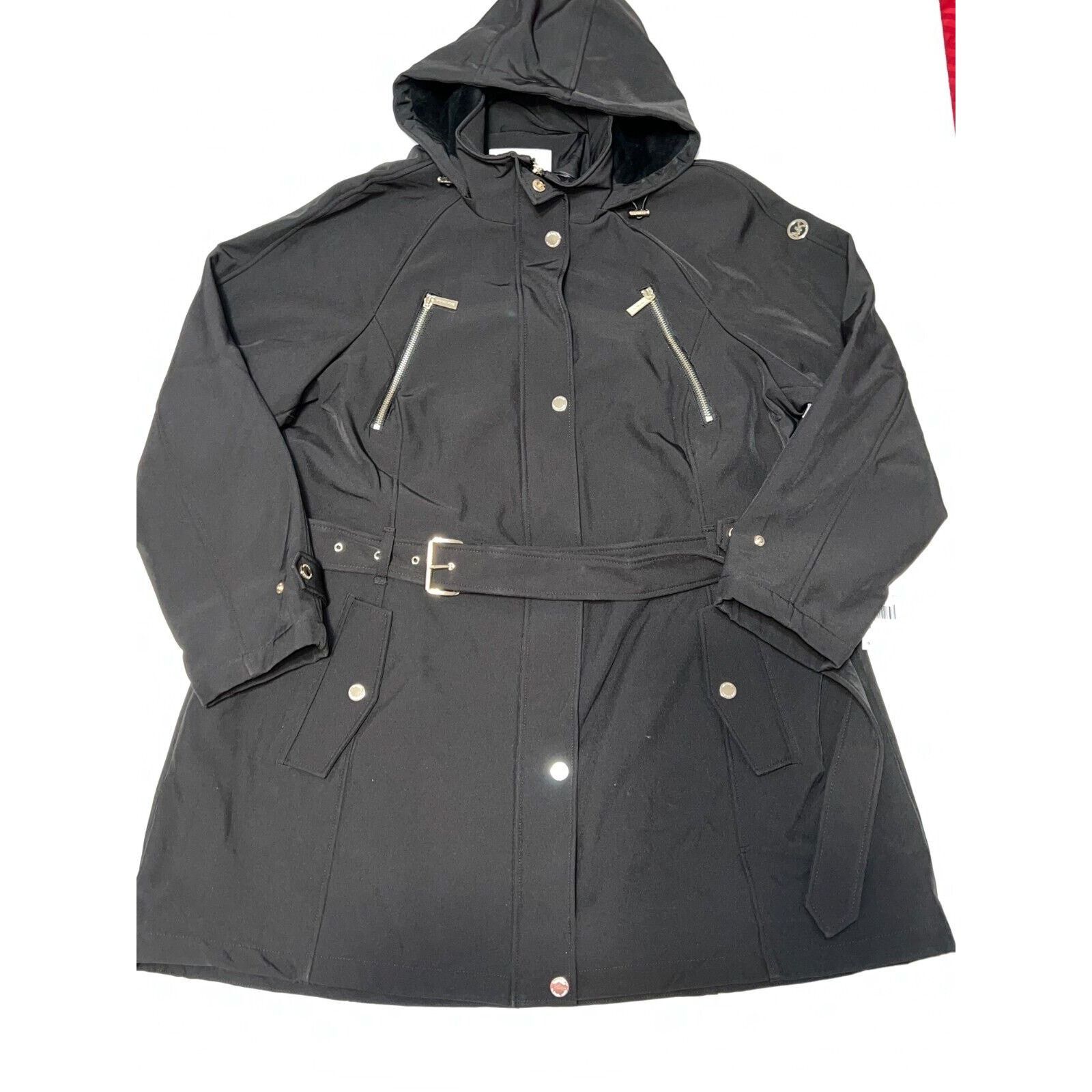 Michael Kors Michael Kors Women's Trench Water Resistant Jacket Plus 1X Size XL / US 12-14 / IT 48-50 - 15 Thumbnail