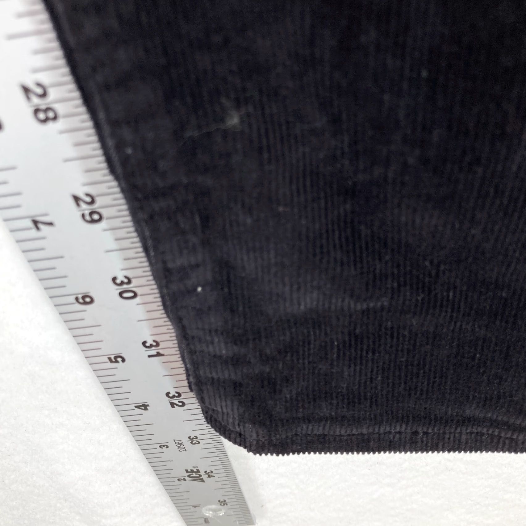 Gap Gap 1969 Always Skinny Pants Women's 32XL Black Stretch Corduroy Mid Rise NWT Size 24" / US 00 / IT 34 - 7 Thumbnail