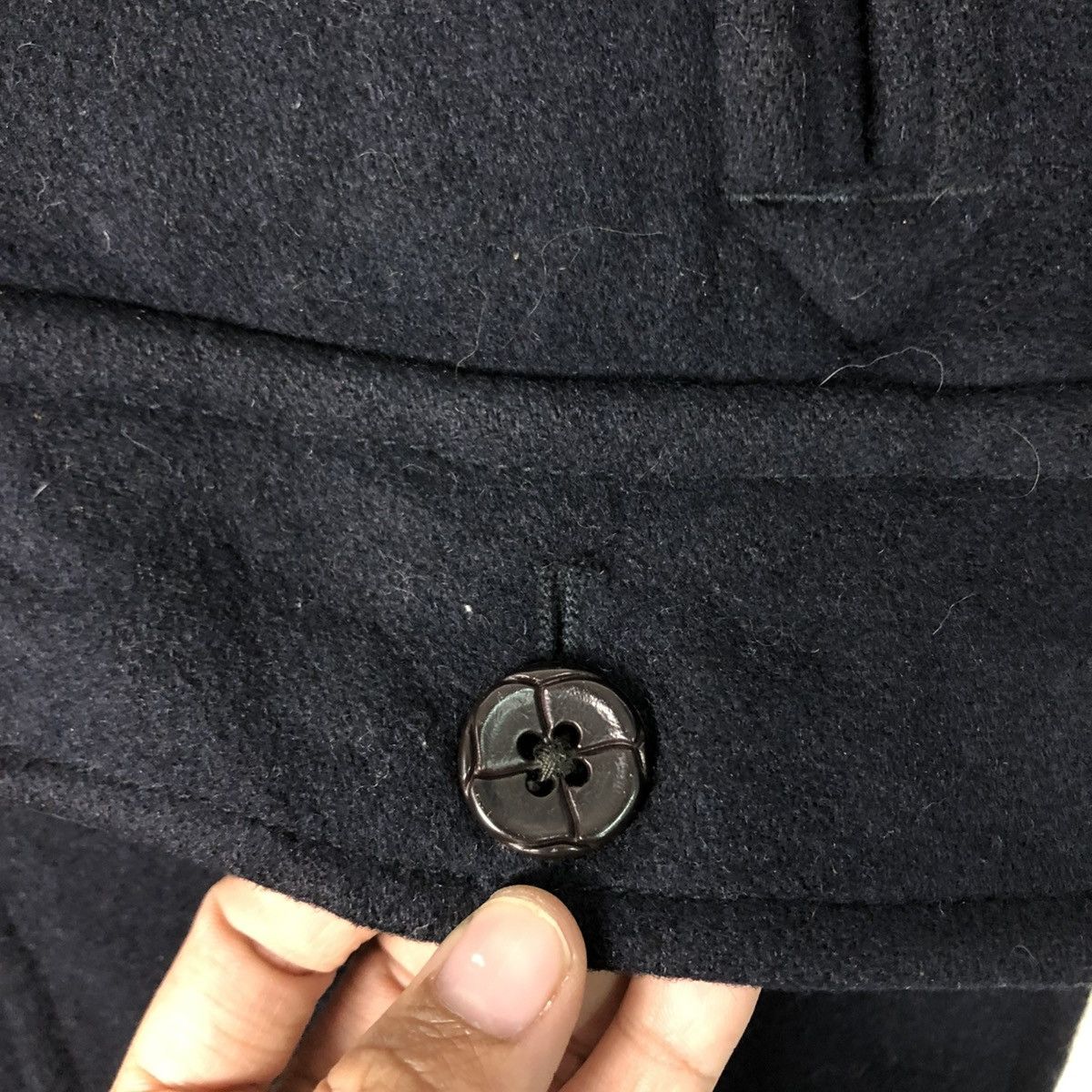 Japanese Brand 🔥VINTAGE WOOL CHORE JACKET DOUBLE COLLAR IKKA ISSEY MIYAKE Size US XL / EU 56 / 4 - 18 Thumbnail