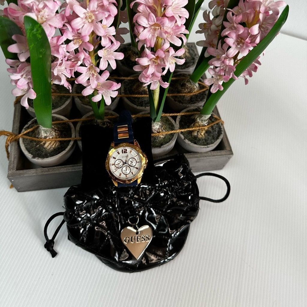 Guess Guess Rubber Band with rose gold watch Size ONE SIZE - 2 Thumbnail