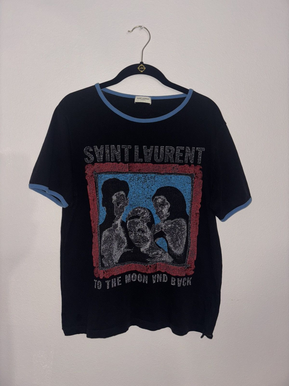 Saint Laurent Paris AW20 グラフィック　Tシャツ SAINT LAURENT PARIS T-SHIRT in Black | Saint Laurent | YSL EN-US