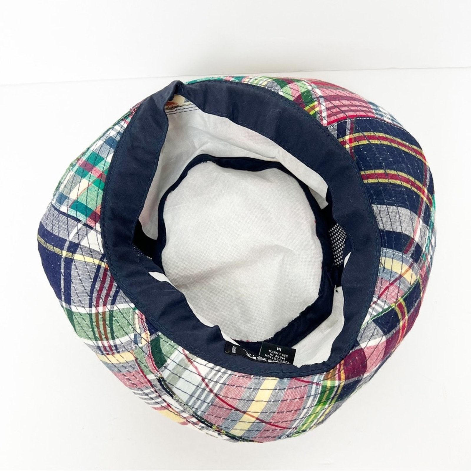 Other Broner Navy Plaid Summer Packable Sun Hat Kids Size Medium Size 26 - 4 Thumbnail