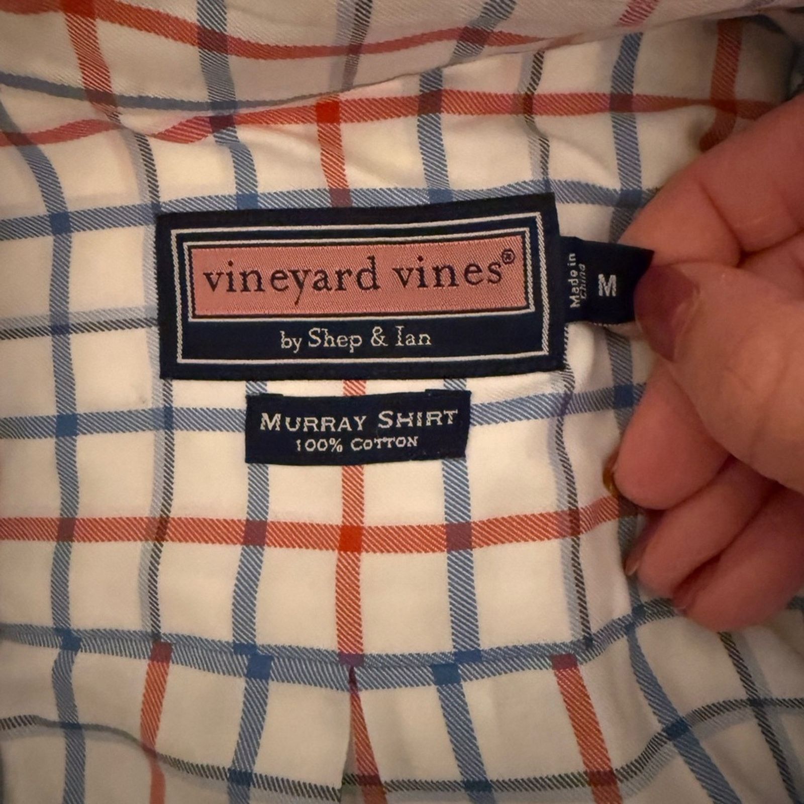 Vineyard Vines Vineyard Vines Checkered Cotton Shirt Size US L / EU 52-54 / 3 - 1 Thumbnail