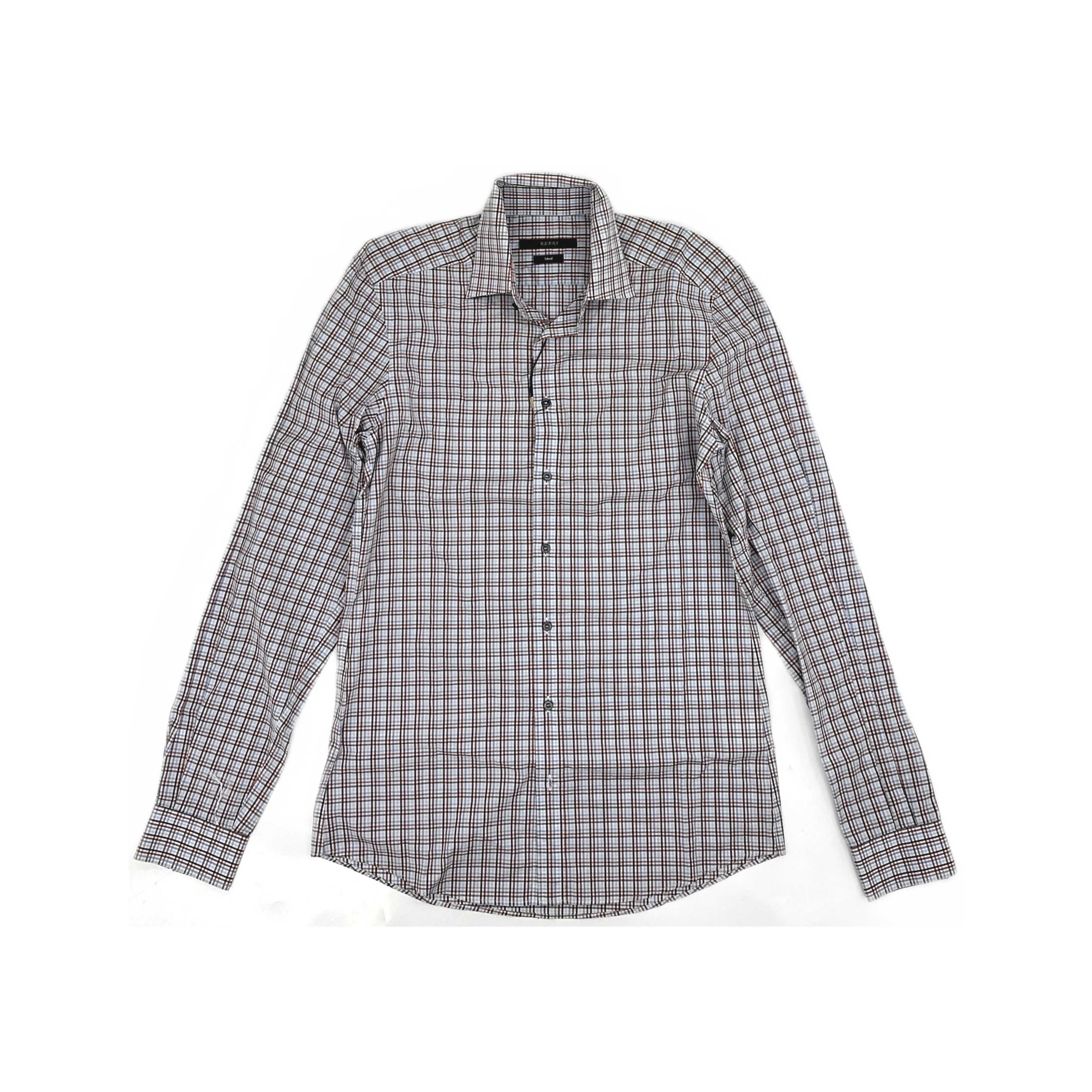 Gucci Gucci Plaid Button Up Shirt Size S Size US S / EU 44-46 / 1 - 1 Thumbnail