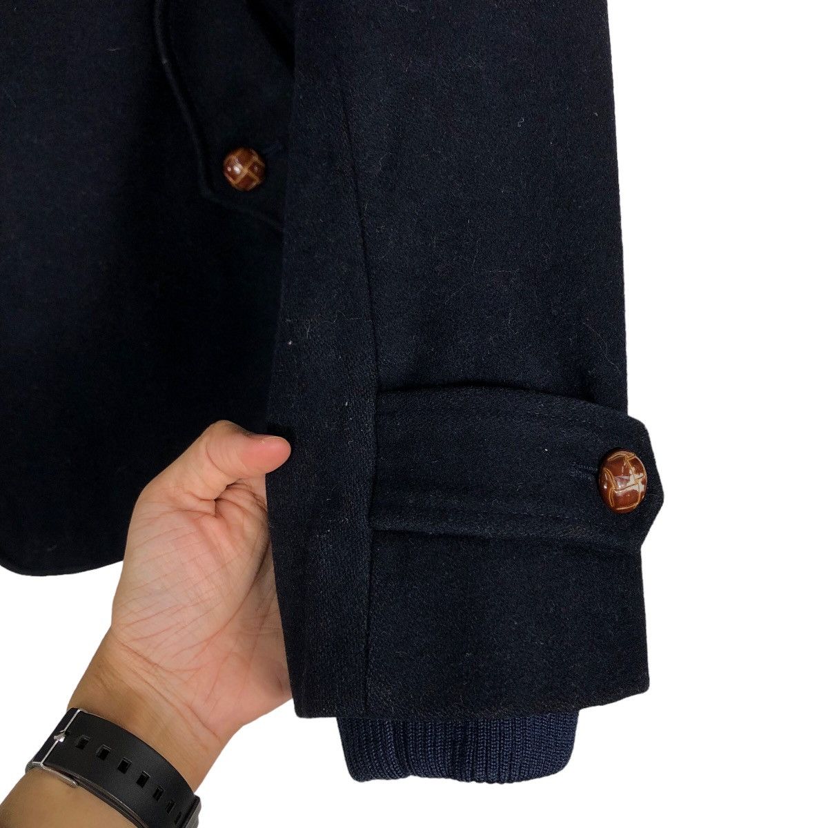 45rpm 🔥Vintage Wool Jacket Worker Simplicite Plus Japan Size US M / EU 48-50 / 2 - 15 Thumbnail