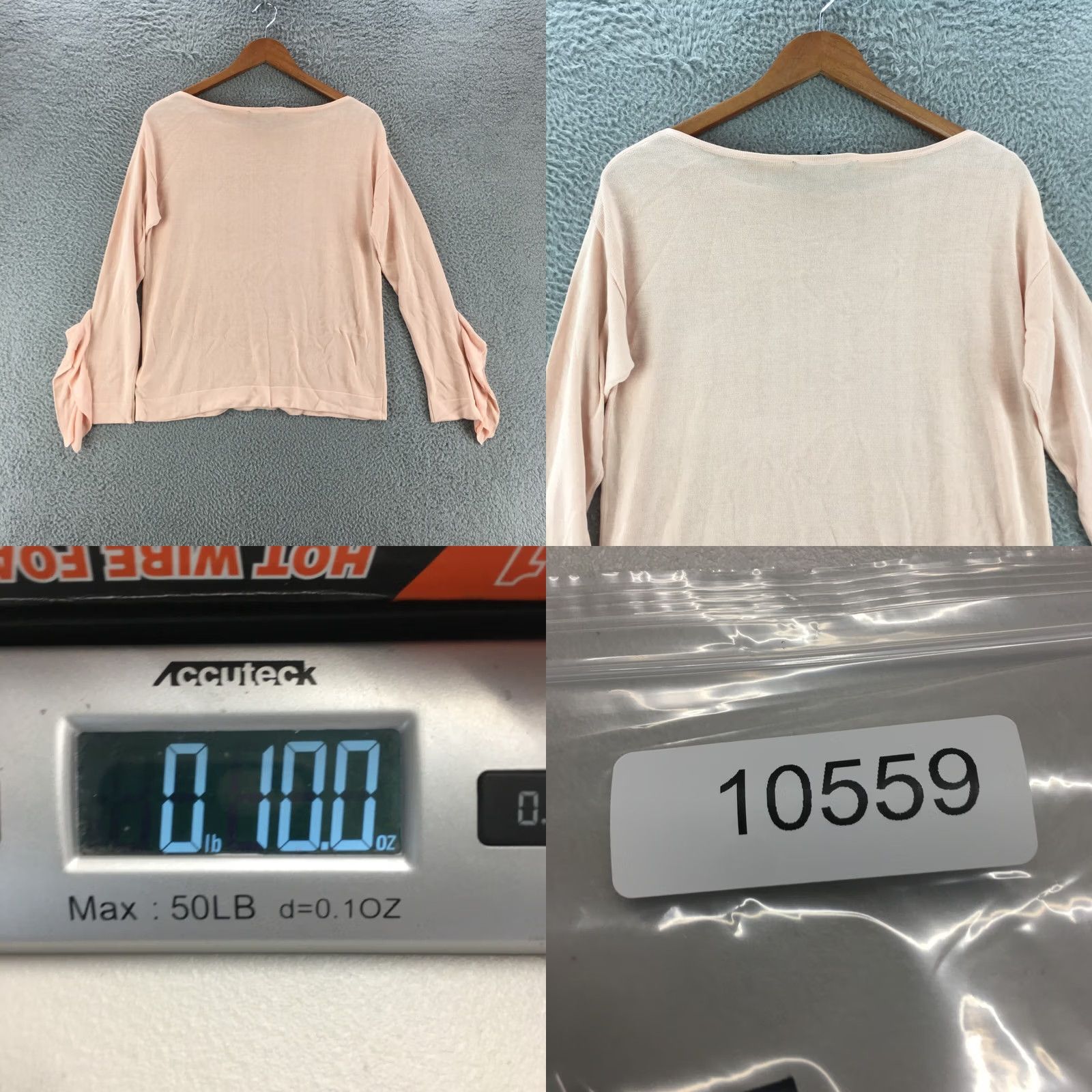 Ellen Tracy Ellen Tracy Pullover Sweater Womens M Pink Ruffle Long Sleeve Round Neck Knitted Size M / US 6-8 / IT 42-44 - 8 Thumbnail