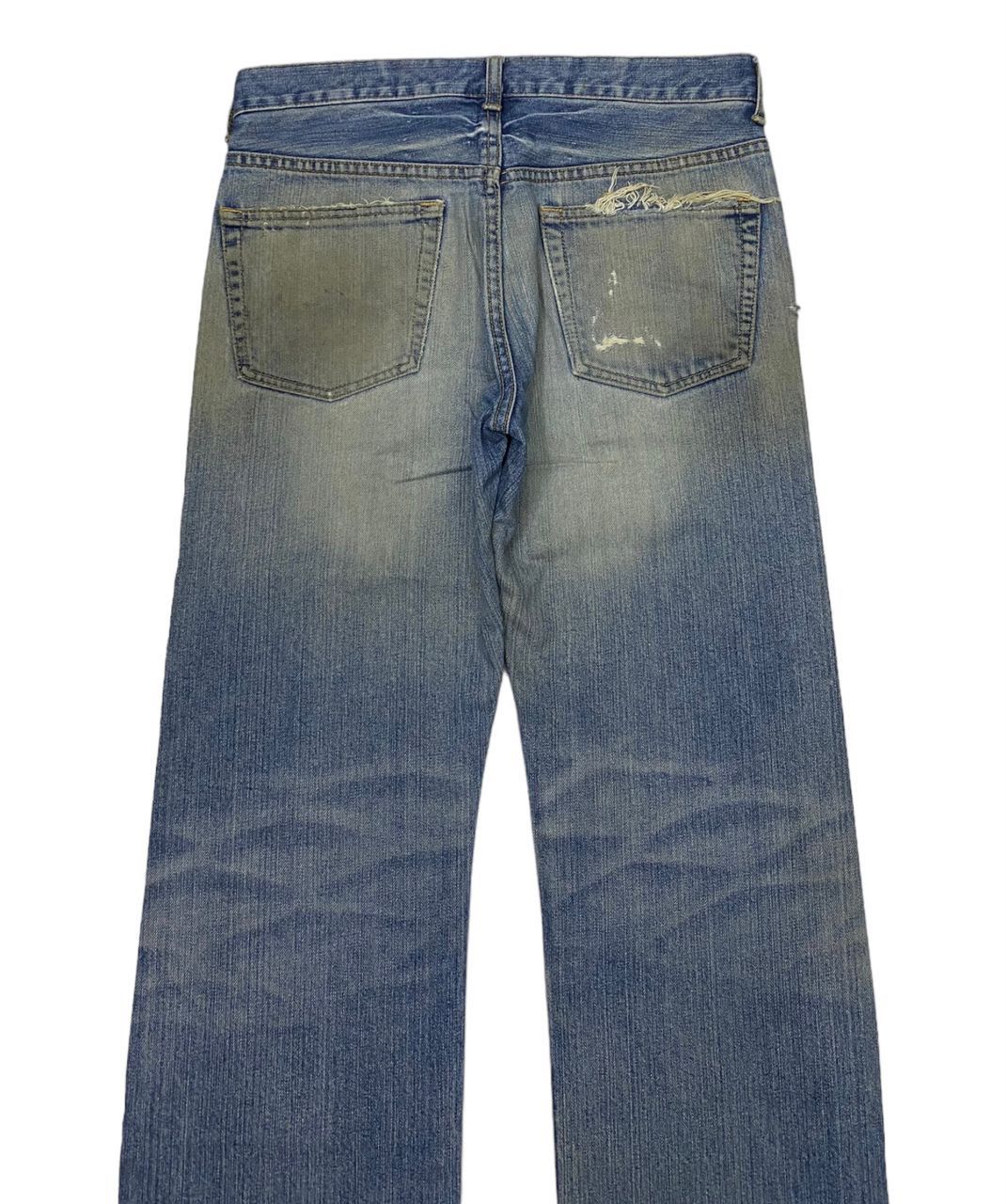 Hysteric Glamour TAKEO KIKUCHI DISTRESSED DENIM JEANS RIPPED JEANS Size US 31 - 6 Thumbnail