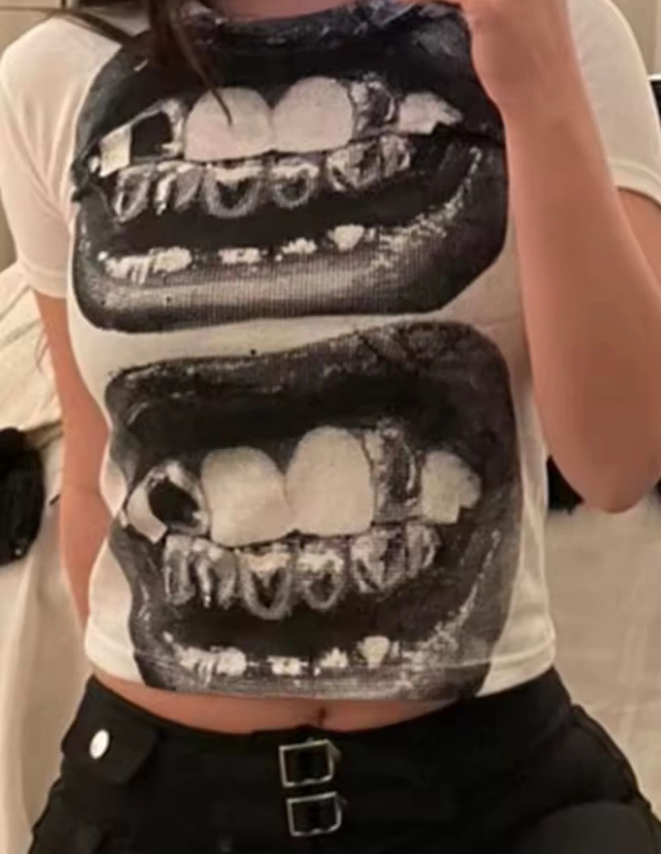 Other Grunge teeth graphic tee 🦷🖤 Size M / US 6-8 / IT 42-44 - 2 Thumbnail