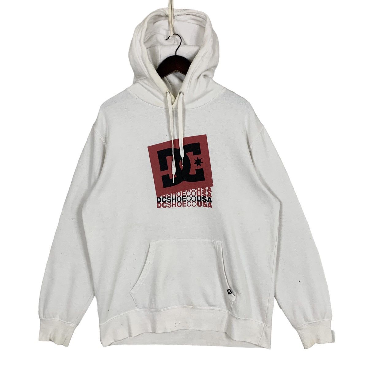 DC Vintage Y2K Dc Shoes Usa Big Logo Pullover Hoodie Size L Size US L / EU 52-54 / 3 - 1 Thumbnail
