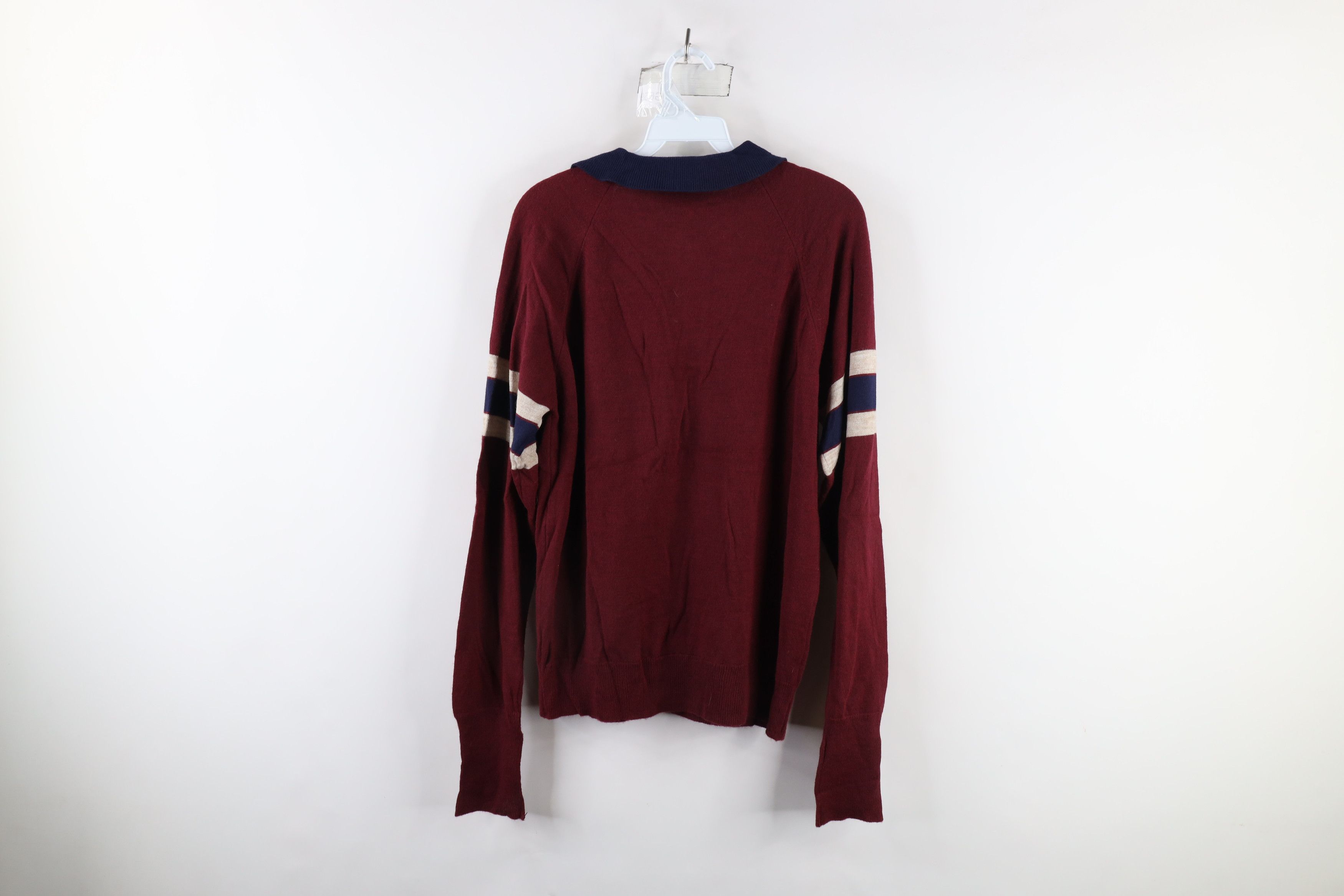 Vintage Vintage 60s 70s Streetwear Blend Knit Collared Sweater USA Size US M / EU 48-50 / 2 - 7 Thumbnail