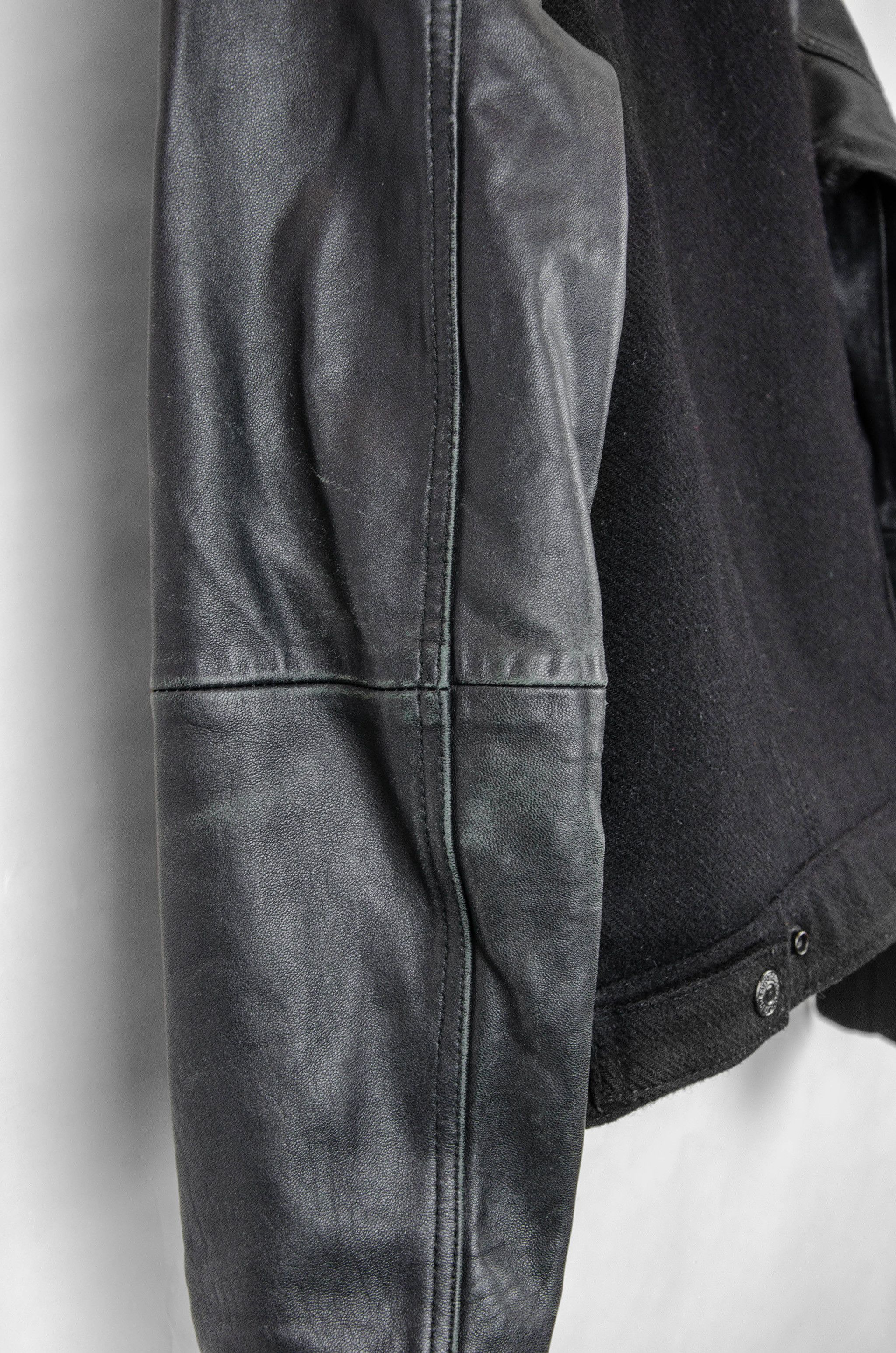 Levi's Levi’s Wool Leather Trucker Jacket – Size M Size M / US 6-8 / IT 42-44 - 11 Thumbnail