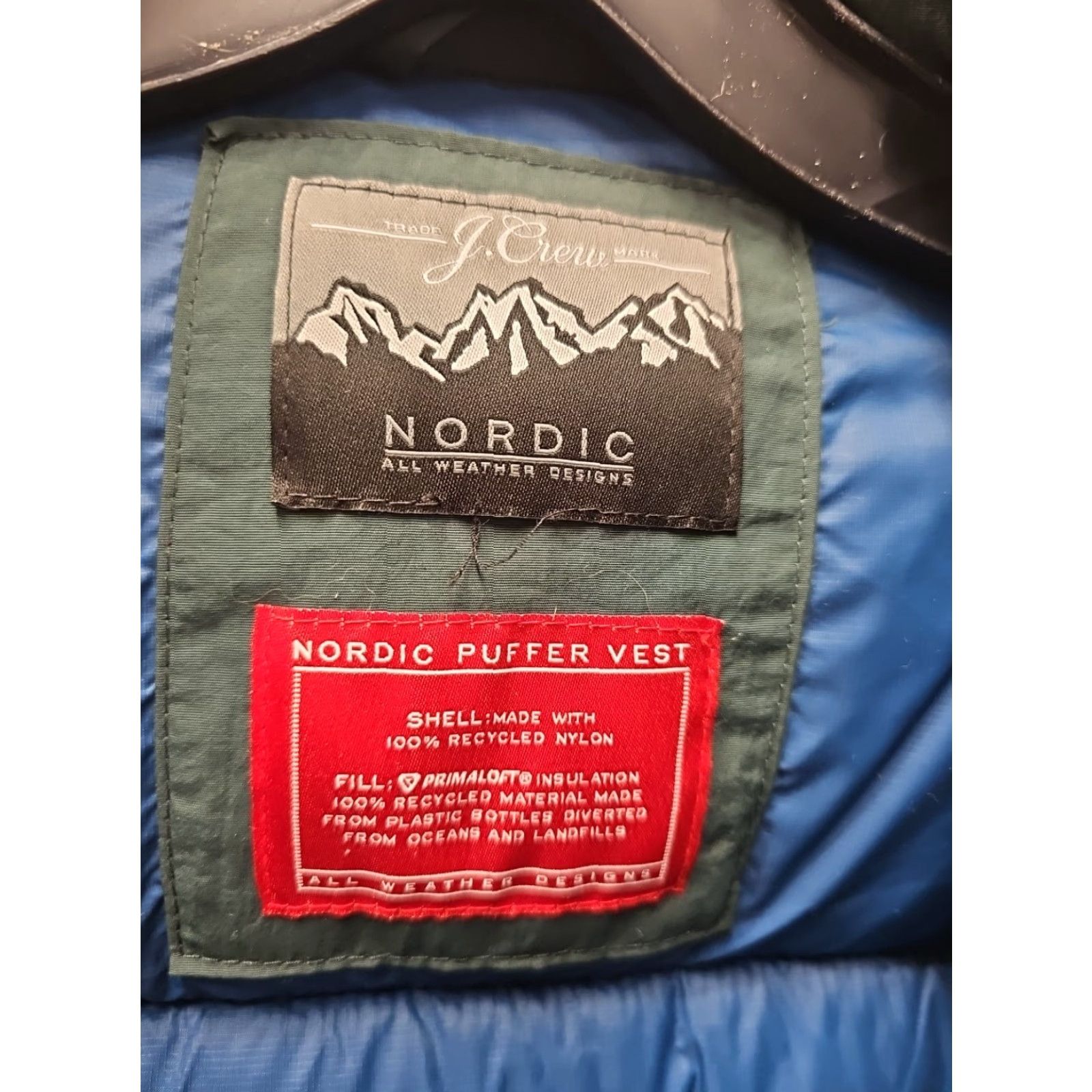 Vintage J Crew Nordic Primaloft Down Puffer Vest Men's XL Green Vest Size US XL / EU 56 / 4 - 2 Thumbnail