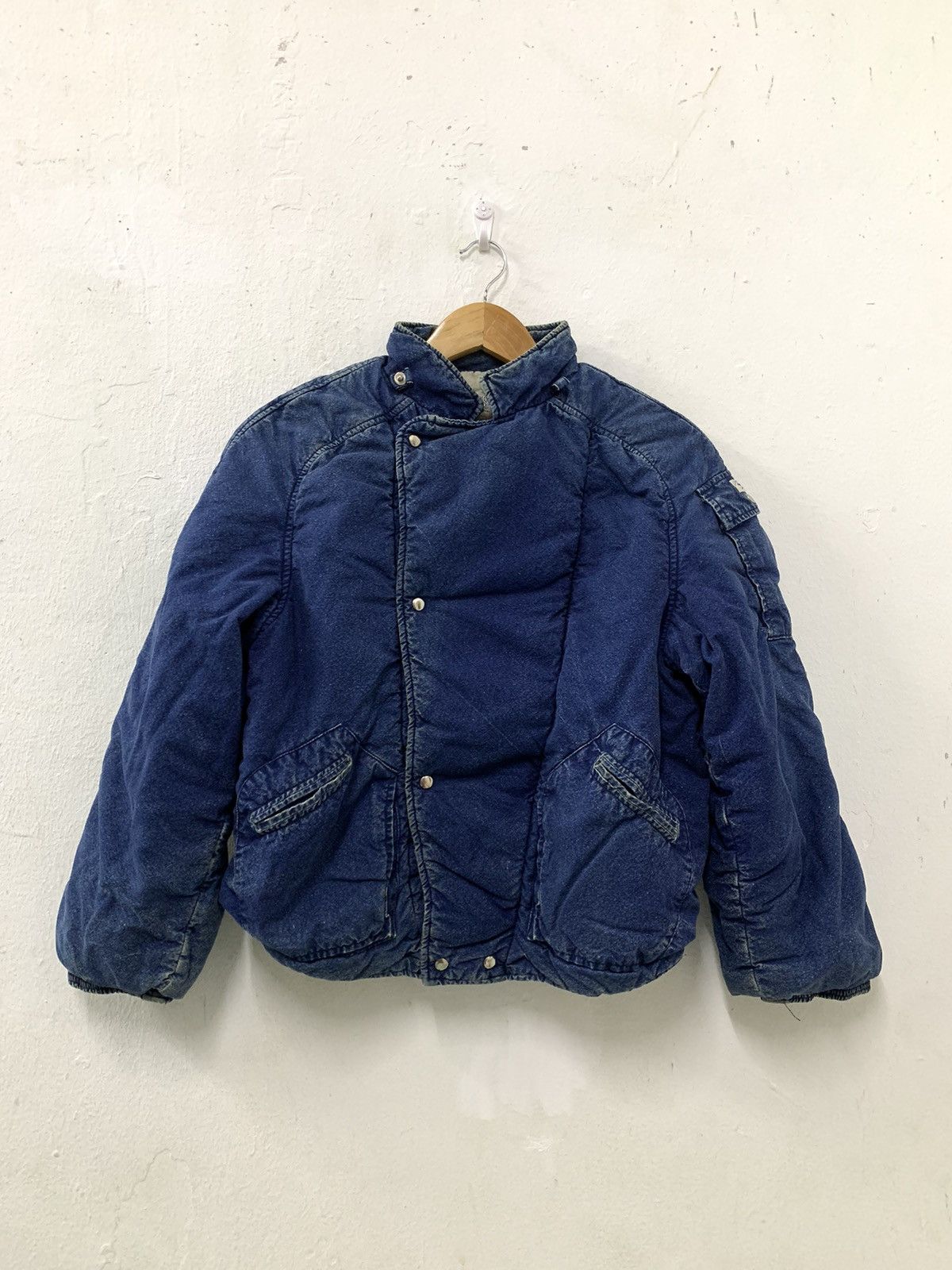 Marithe + Francois Girbaud Marithe Francois Girbaud Enfant Bomber Style Denim Jacket Size US M / EU 48-50 / 2 - 1 Thumbnail