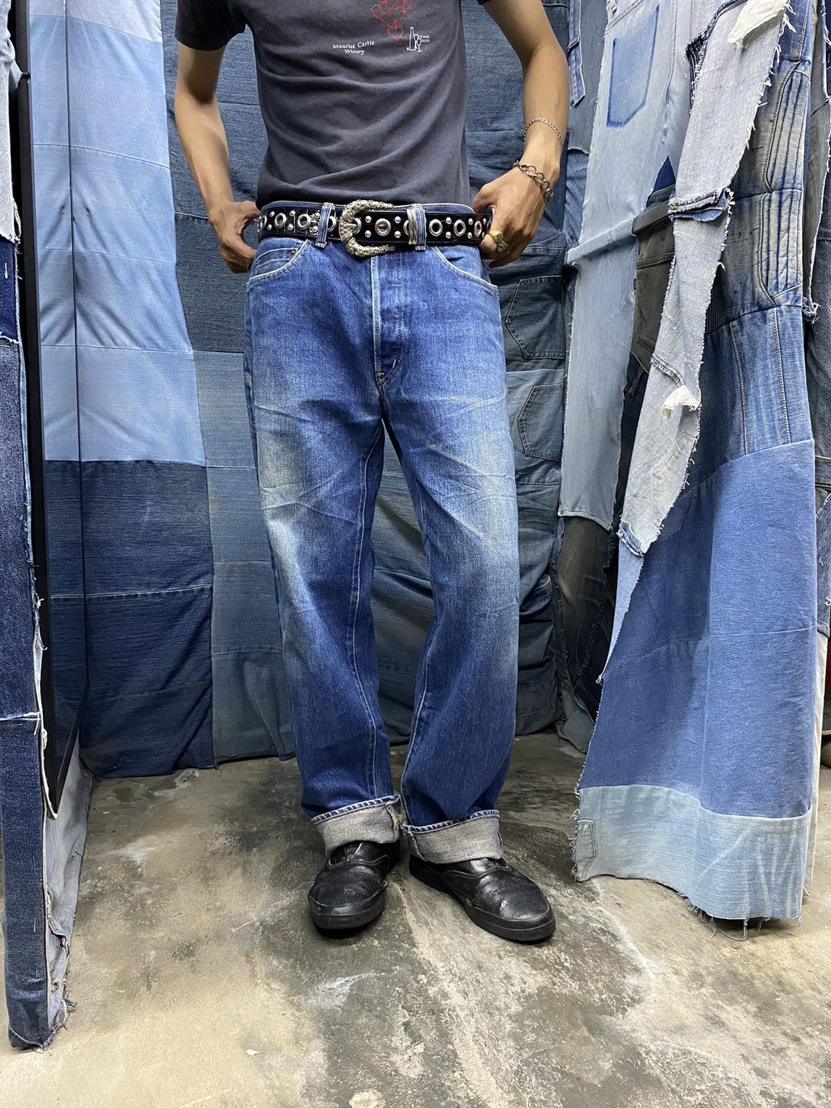 Evisu selvedge jeans iron H.R market japanese brand Size US 30 / EU 46 - 16 Thumbnail