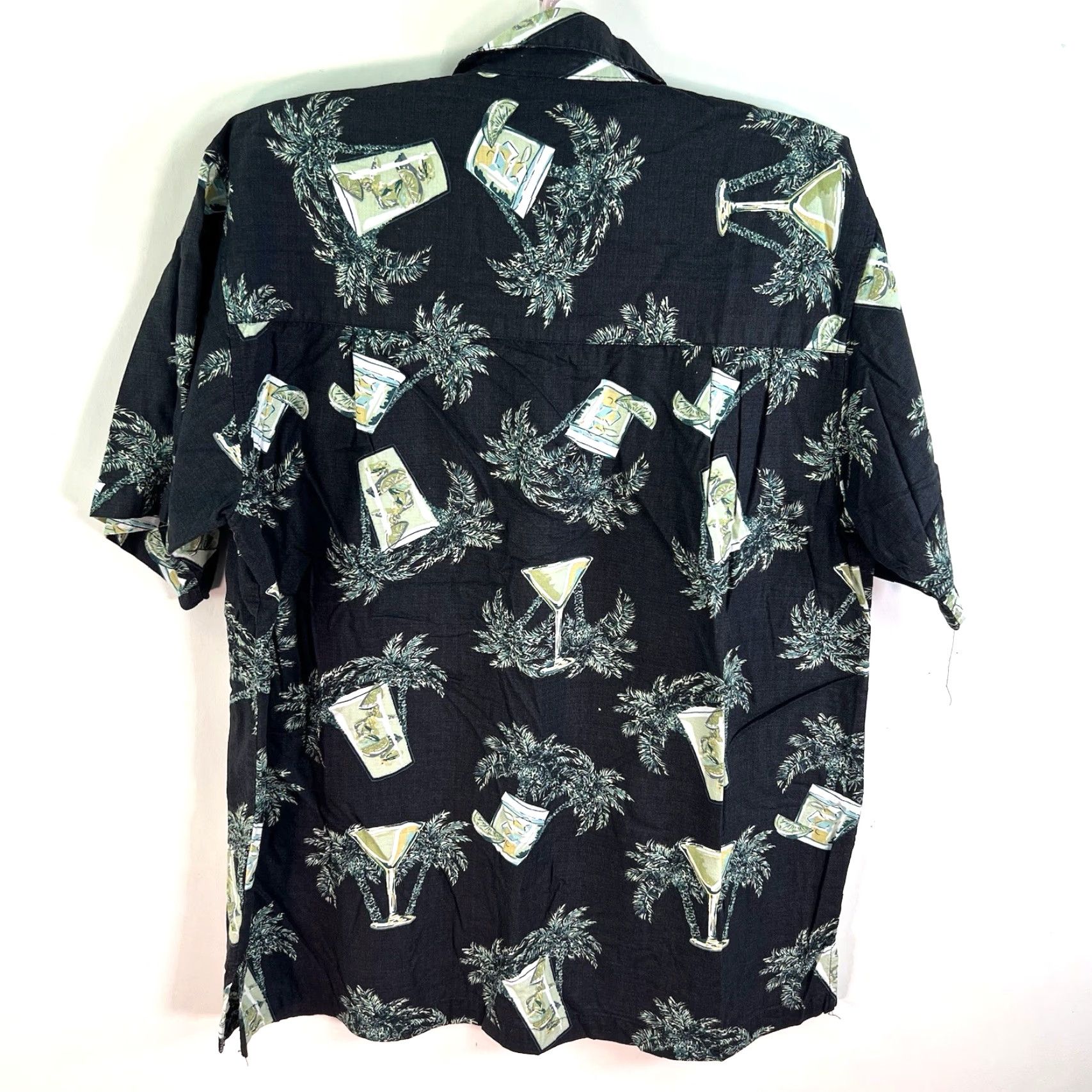 Vintage VINTAGE Joe Marlin Hawaiian Shirt Men's Casual Short Sleeve Floral Size L Black Size US L / EU 52-54 / 3 - 7 Thumbnail