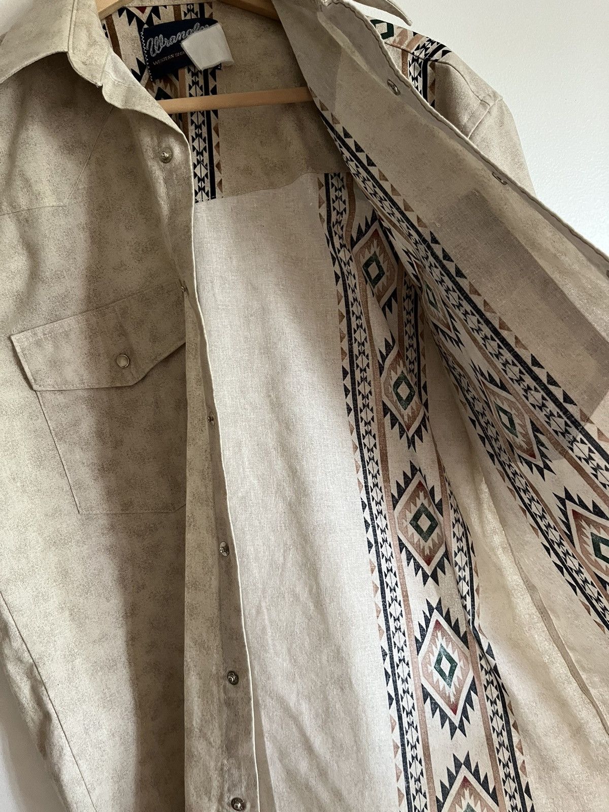 Wrangler Vintage Wrangler Button Up Shirt Short Sleeve Size US L / EU 52-54 / 3 - 10 Thumbnail
