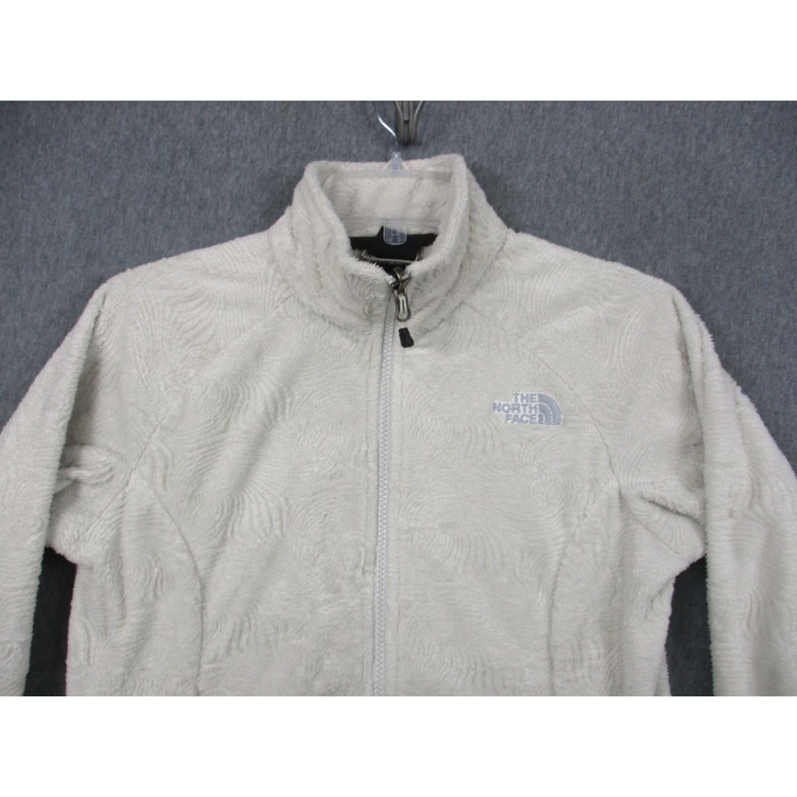 The North Face The North Face Jacket Womens S White Fleece Full Zip High Pile Soft Winter AMVD Size S / US 4 / IT 40 - 3 Thumbnail