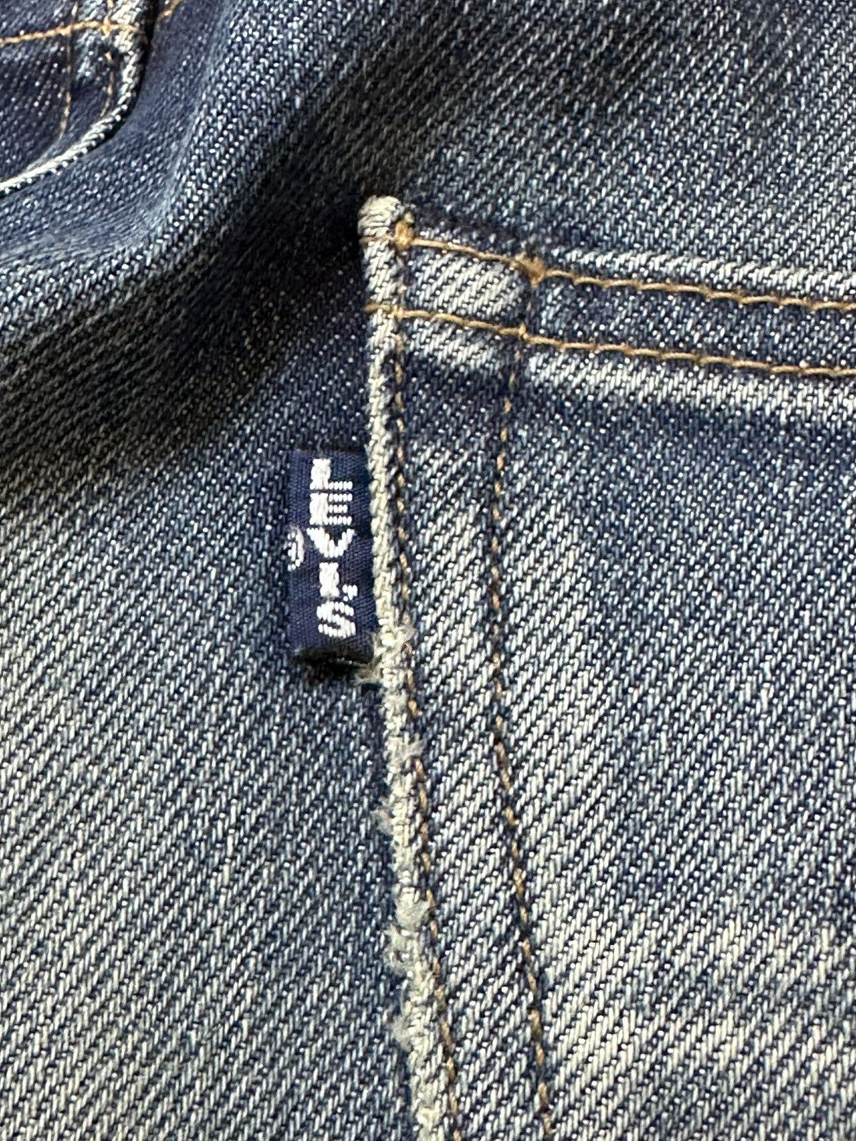 Levi's Made & Crafted Levi’s 502 Made&Crafted Tapered Big E Selvedge Mudwash Denim Size US 33 - 13 Thumbnail