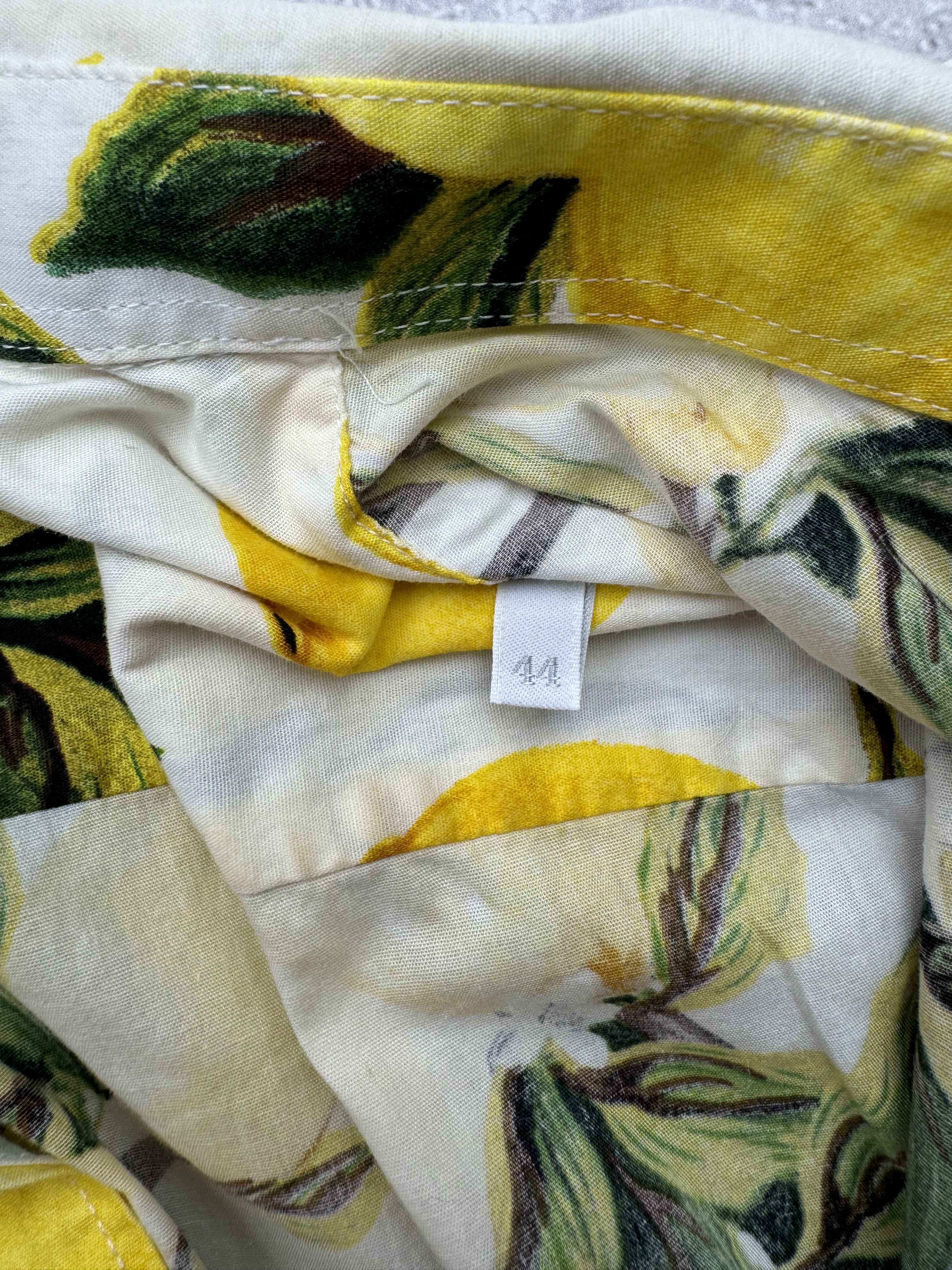 Miu Miu × Prada × Vintage PRADA Lemon Vintage Shirt Size M / US 6-8 / IT 42-44 - 6 Thumbnail