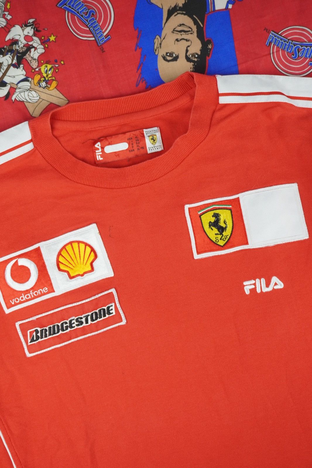 Fila Fila x Ferrari racing team bridgestone vodafone shell tee Size US XL / EU 56 / 4 - 1 Thumbnail