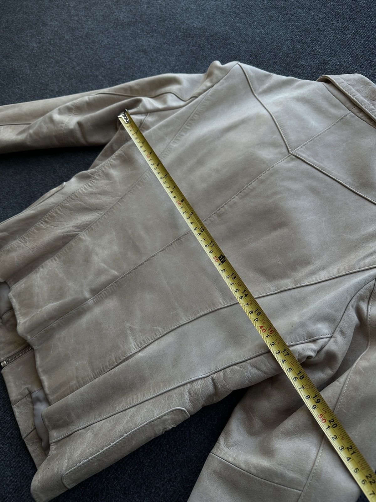 Leather 🚨 LEATHER WOMEN OPIUM LUXURY JACKET ZIP AVANT GARDE POCKET Size XS / US 0-2 / IT 36-38 - 14 Thumbnail