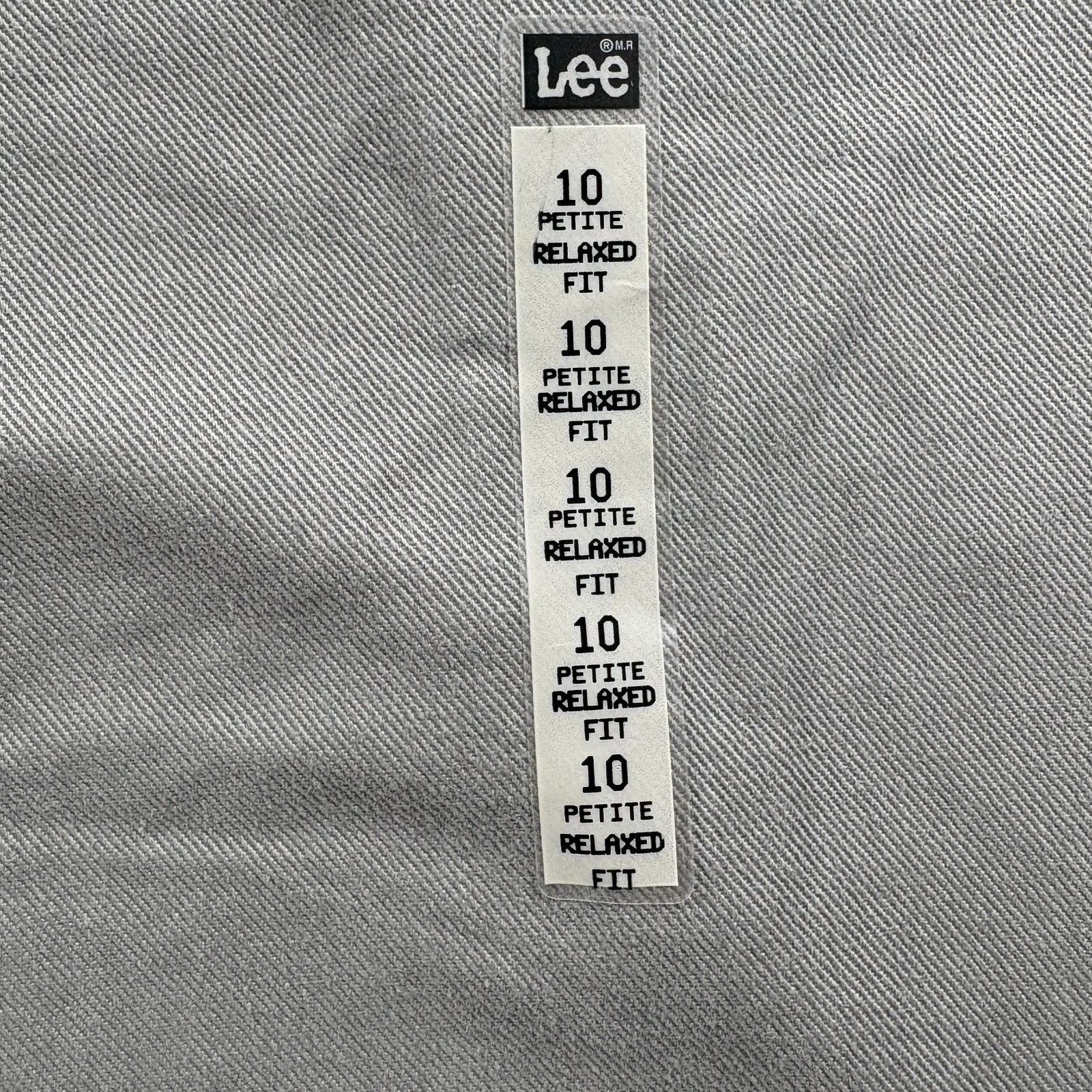 Lee Lee Womens Petite 10 29W X 28L Relaxed Fit Gray Denim Jeans Size 29" - 6 Thumbnail