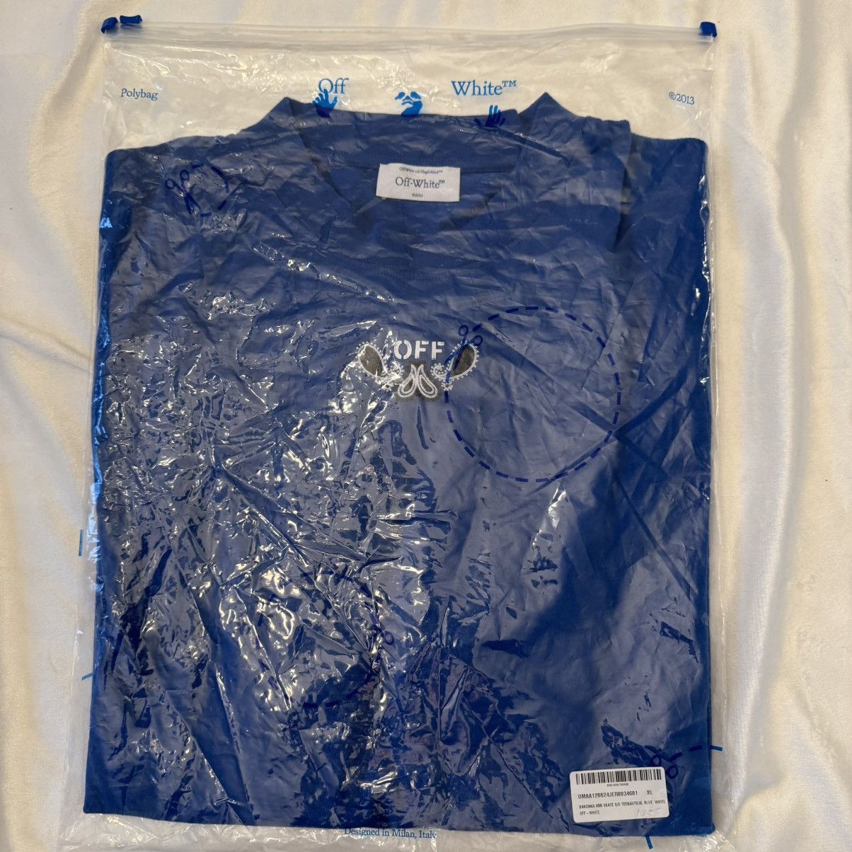 Off-White OFF-WHITE c/o Virgil Abloh Bandana Embroidered Arrow Tee Size US XL / EU 56 / 4 - 13 Thumbnail