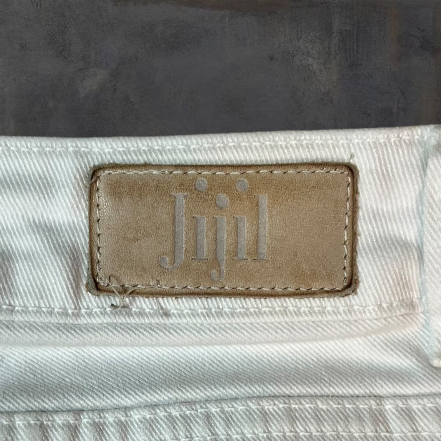 Other Jijil Made in Italy White Denim Women's 32/46 Low Rise Size 32" / US 10 / IT 46 - 10 Thumbnail