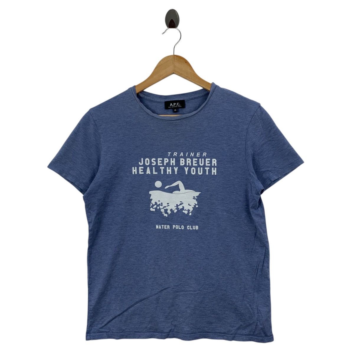 A.P.C. APC Rue Madame Paris Joseph Breuer Healthy Youth Tshirt Size XS / US 0-2 / IT 36-38 - 1 Thumbnail