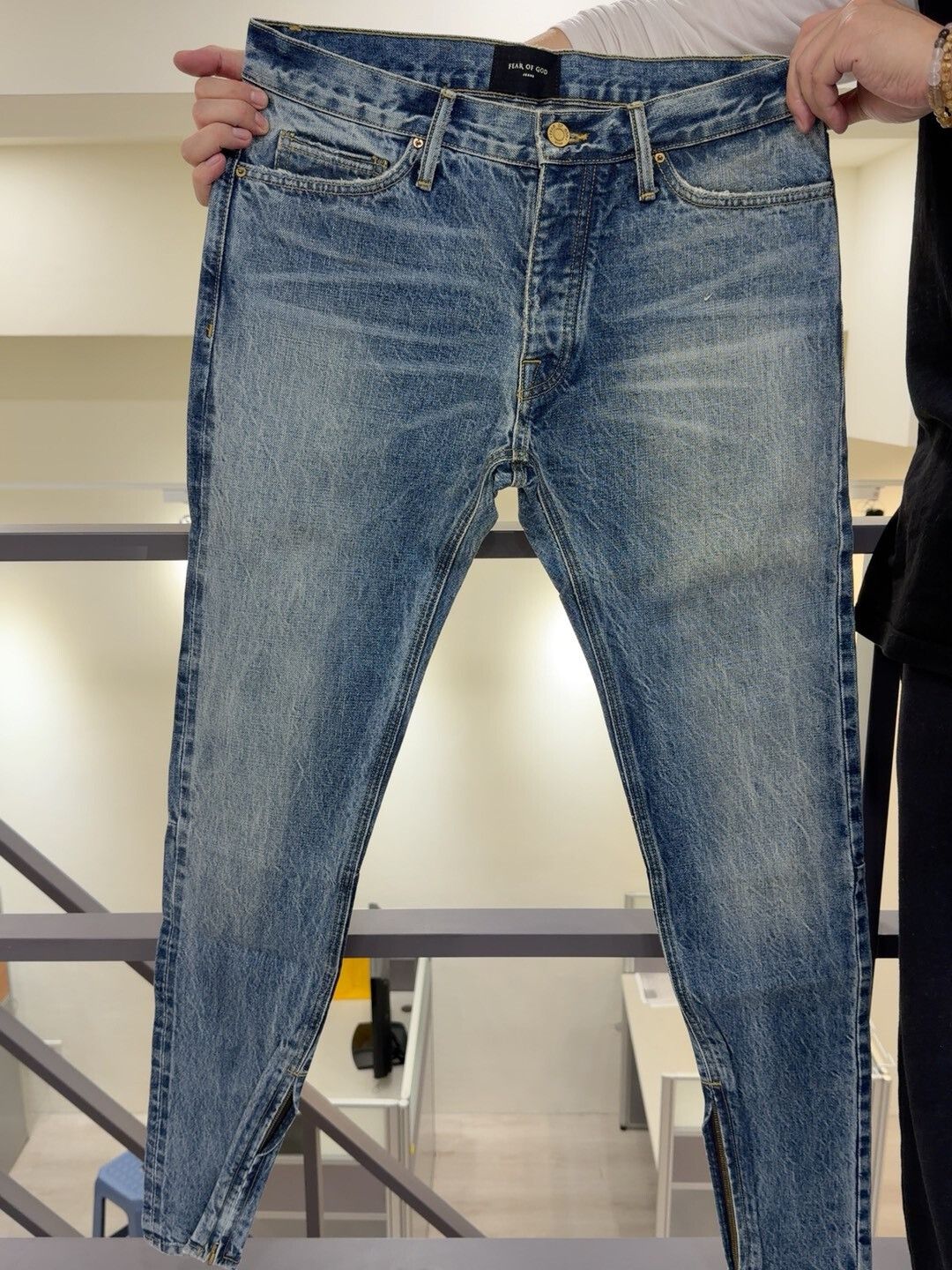 Fear of God Fear of God Slim Fit Denim Jeans Size US 32 / EU 48 - 1 Thumbnail