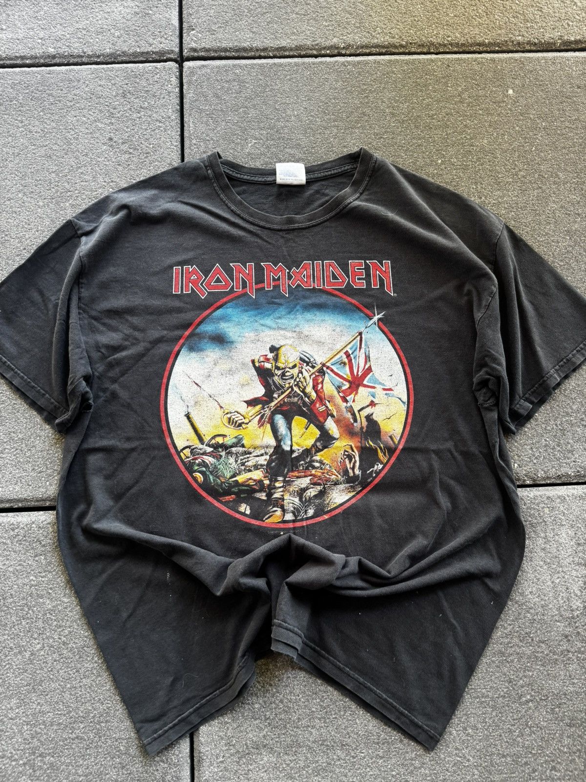 Vintage VINTAGE IRON MAIDEN BAND TEE Size US XL / EU 56 / 4 - 1 Thumbnail